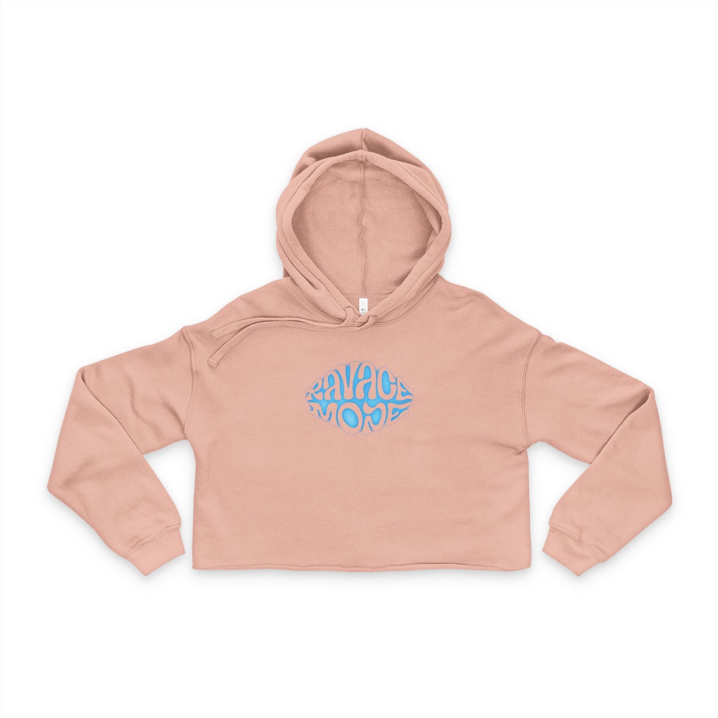RAVAGE MODE Women's Cropped Hoodie, Trendy Crop Sweatshirt, Casual Streetwear, Gift for Her, Cool Summer Layer, Stylish Athleisure