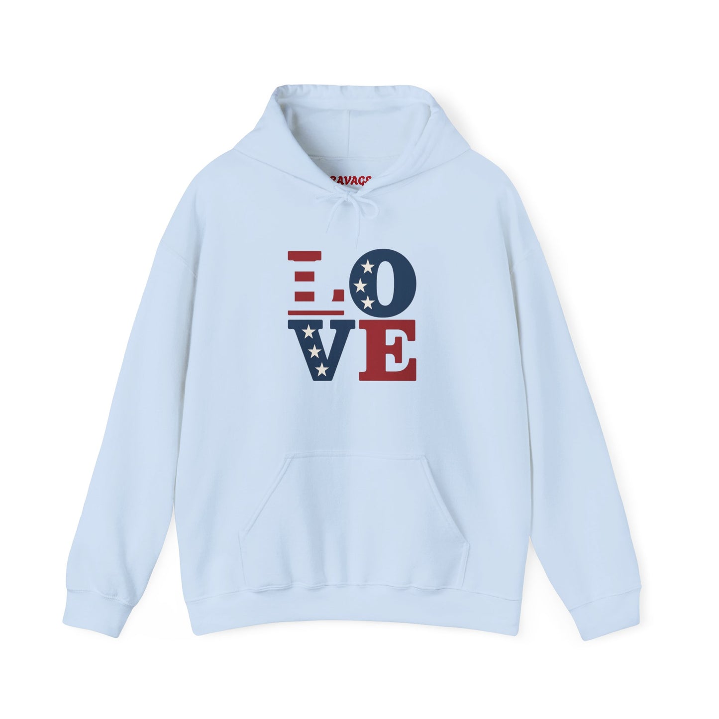 Unisex Hooded Sweatshirt with 'LOVE' Design - Cozy Gift for Friends, Valentine's Day, Casual Wear, Relaxation, Everyday Use