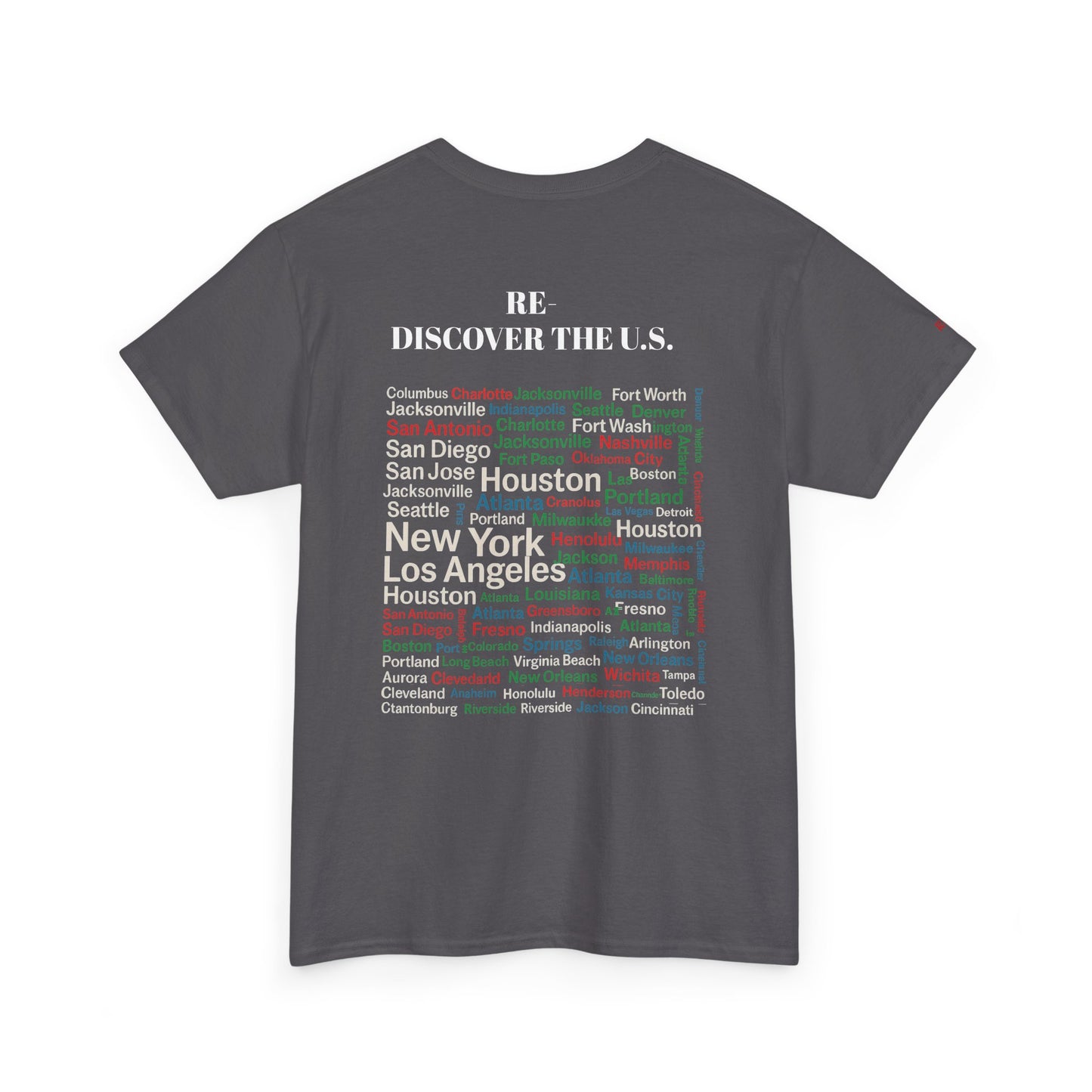Re-Discover the U.S. Urban Cityscape Tee - Unisex Heavy Cotton Tee