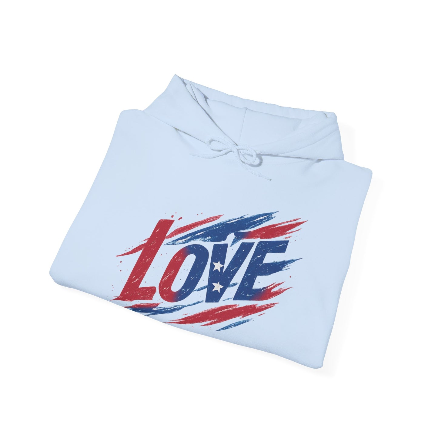Unisex Hooded Sweatshirt with 'LOVE' Design - Cozy Gift for Friends, Valentine's Day, Casual Wear, Relaxation, Everyday Use