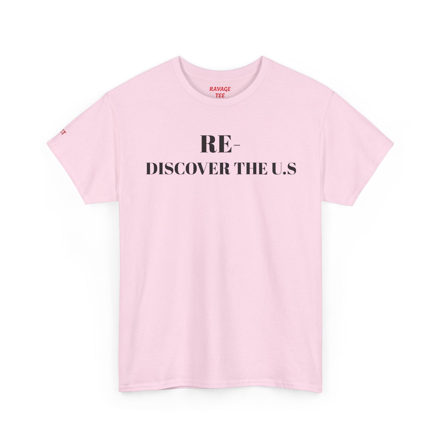 RE-DISCOVERVER the U.S. Unisex Heavy Cotton Tee