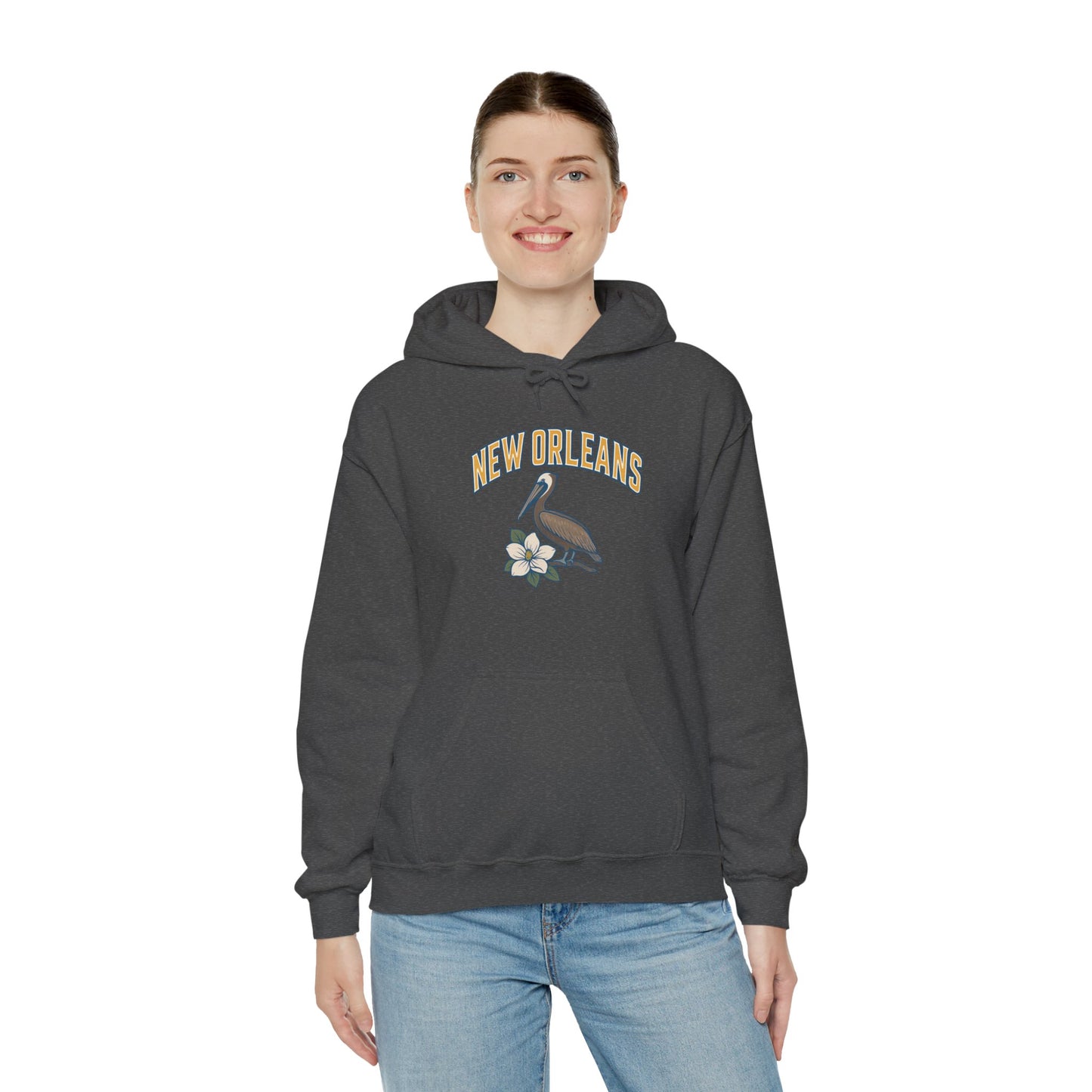 NEW ORLEANS -THE BIG EASY Unisex Hoodie – Cozy Sweatshirt, Casual Travel Souvenir, Relaxed Streetwear Gift for Nature & City Lovers