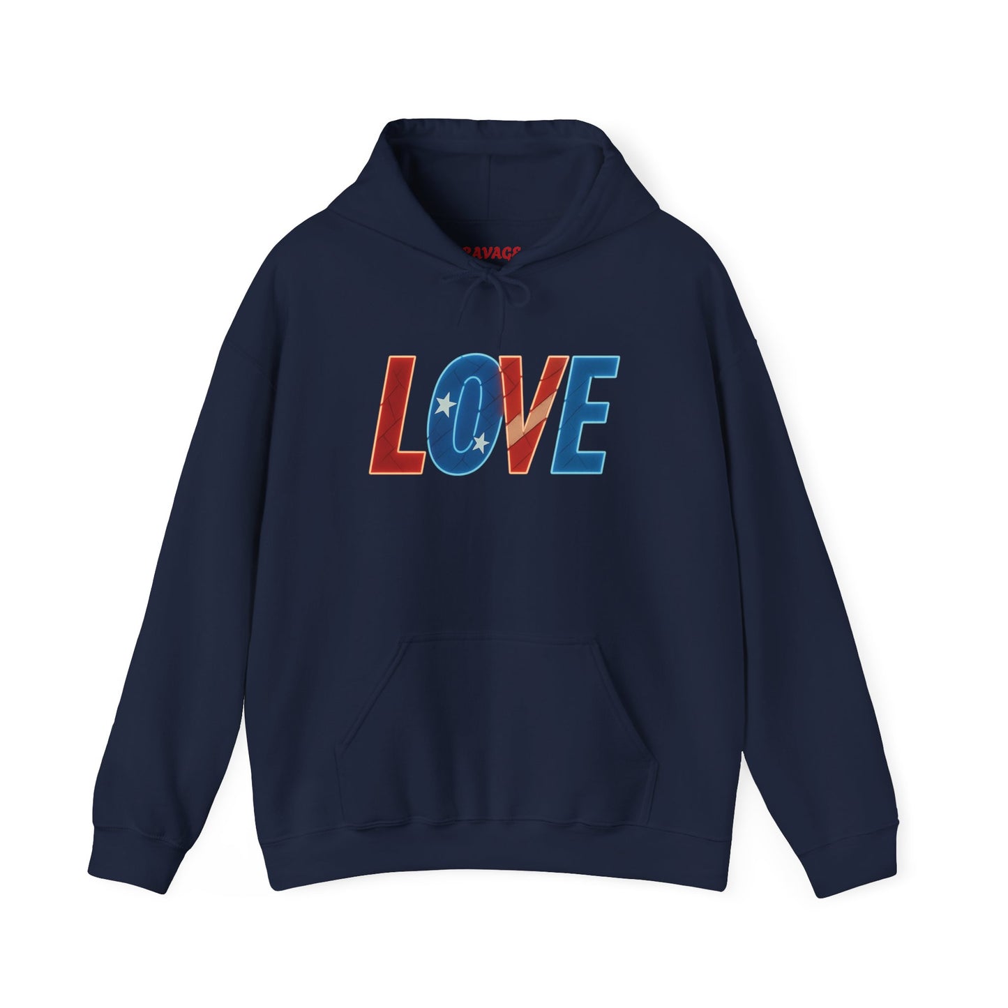 Unisex Hooded Sweatshirt with 'LOVE' Design - Cozy Gift for Friends, Valentine's Day, Casual Wear, Relaxation, Everyday Use