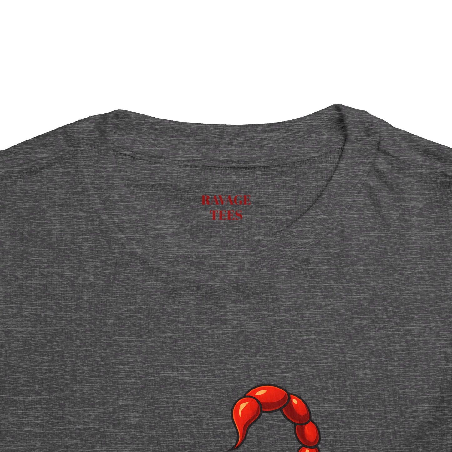 Toddler Tee - Cute Frog Riding Scorpion Graphic