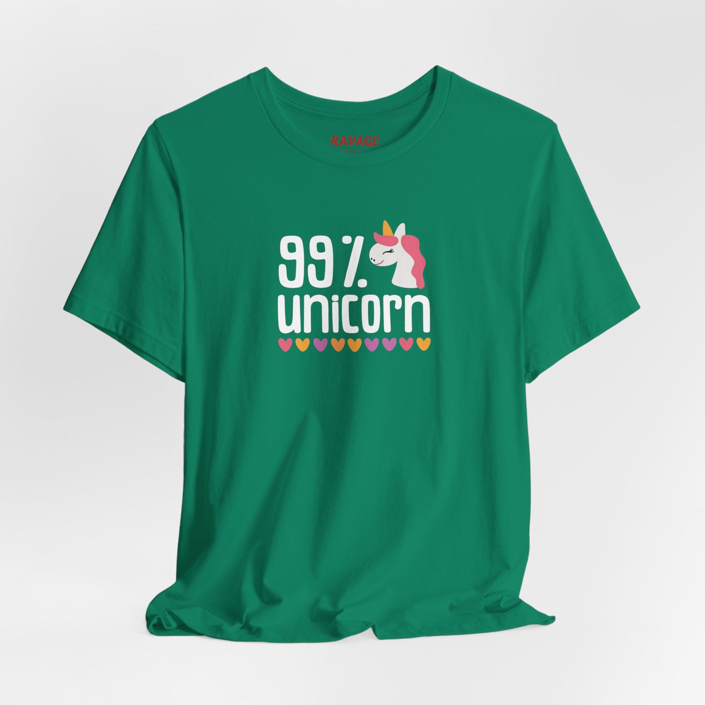 99% Unicorn Tee: Funny, Whimsical Graphic T-Shirt for All Ages