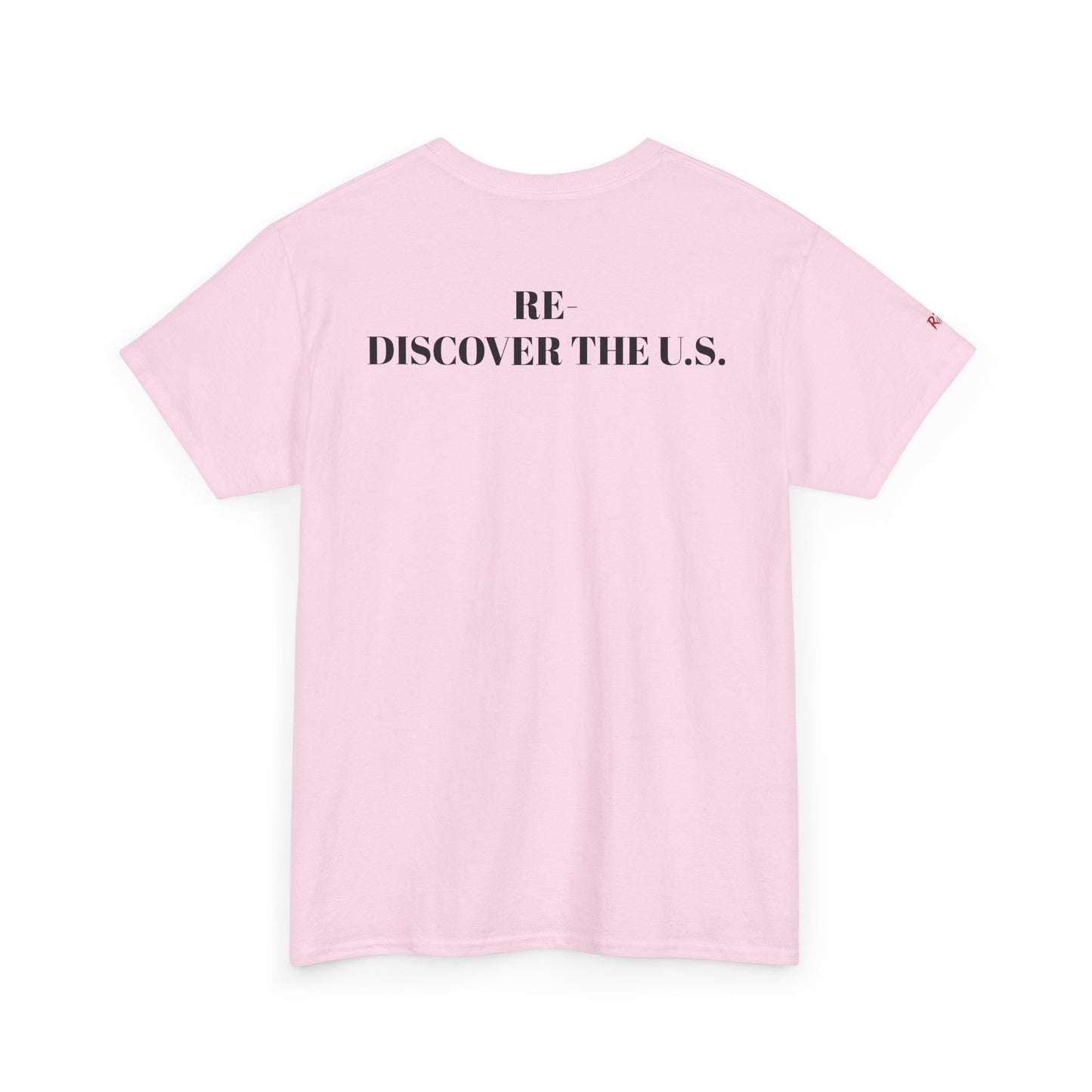 Re-Discover the U.S. Unisex Exploratory Travel T-Shirt, Adventure Tee, USA Discovery Shirt