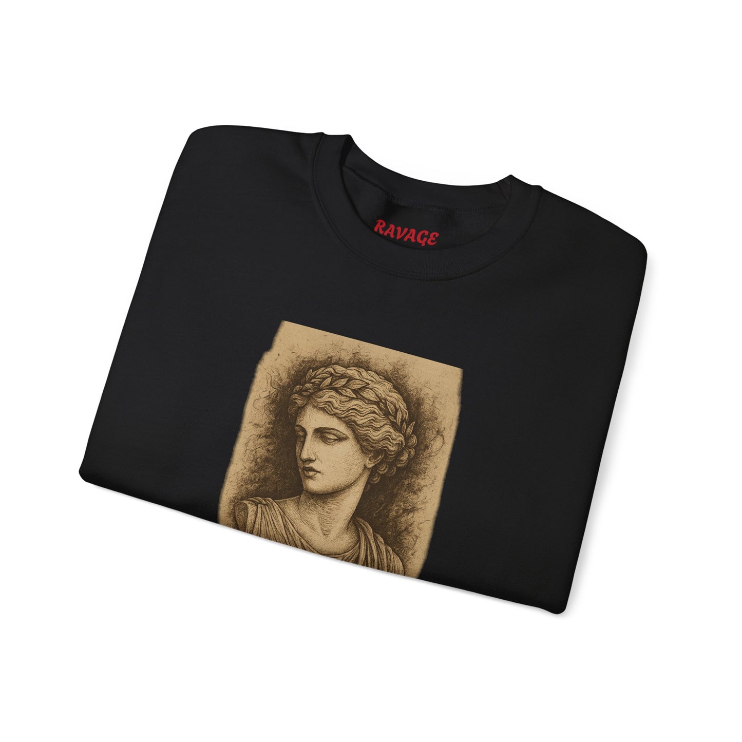 ELEGANCE CARVED IN CHAOS Unisex Crewneck Sweatshirt – Heavy Blend Pullover for Casual Wear | Cozy Streetwear Gift for Her, Feminist Fashion Statement