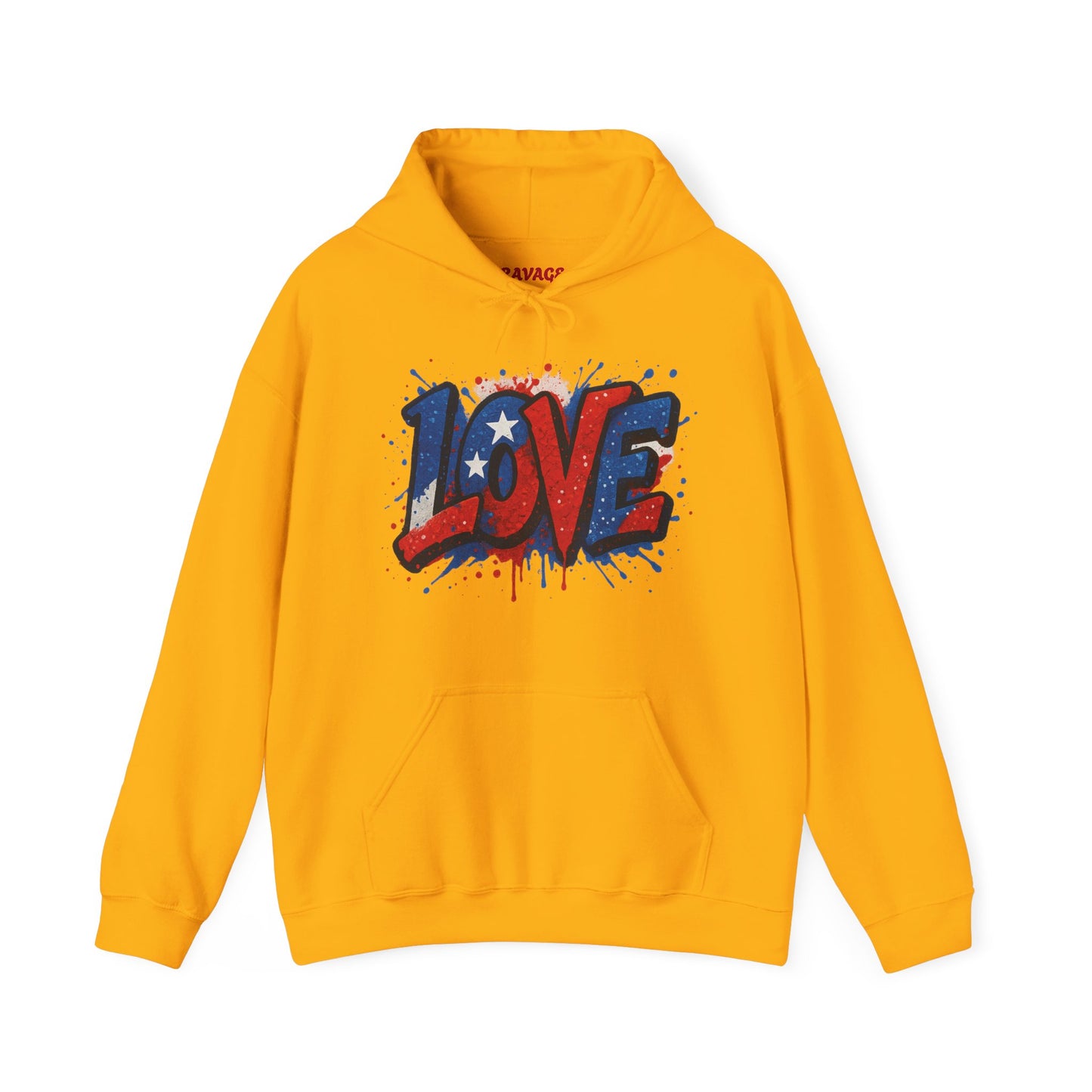 Unisex Hooded Sweatshirt with 'LOVE' Design - Cozy Gift for Friends, Valentine's Day, Casual Wear, Relaxation, Everyday Use