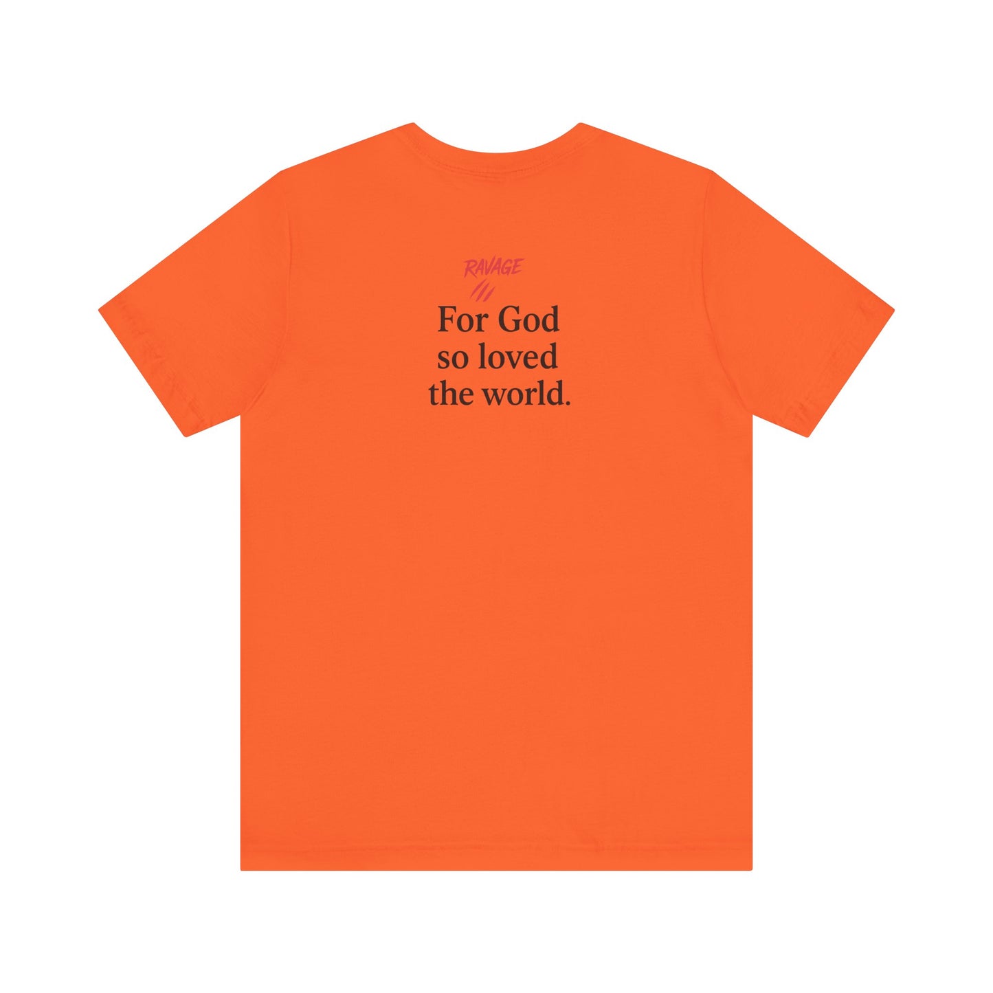 **JOHN 3:16 Faith-Inspired Unisex Tee – Christian Scripture T-Shirt, Religious Apparel, Inspirational Gift, Bible Verse Faith Shirt**