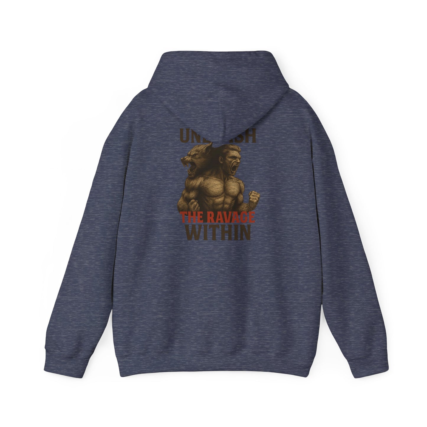 Unleash the Ravage Within Hoodie, Motivational Sweatshirt for Fitness Lovers, Cozy Hoodie for Gym, Gift for Athletes, Unisex Sweatshirt