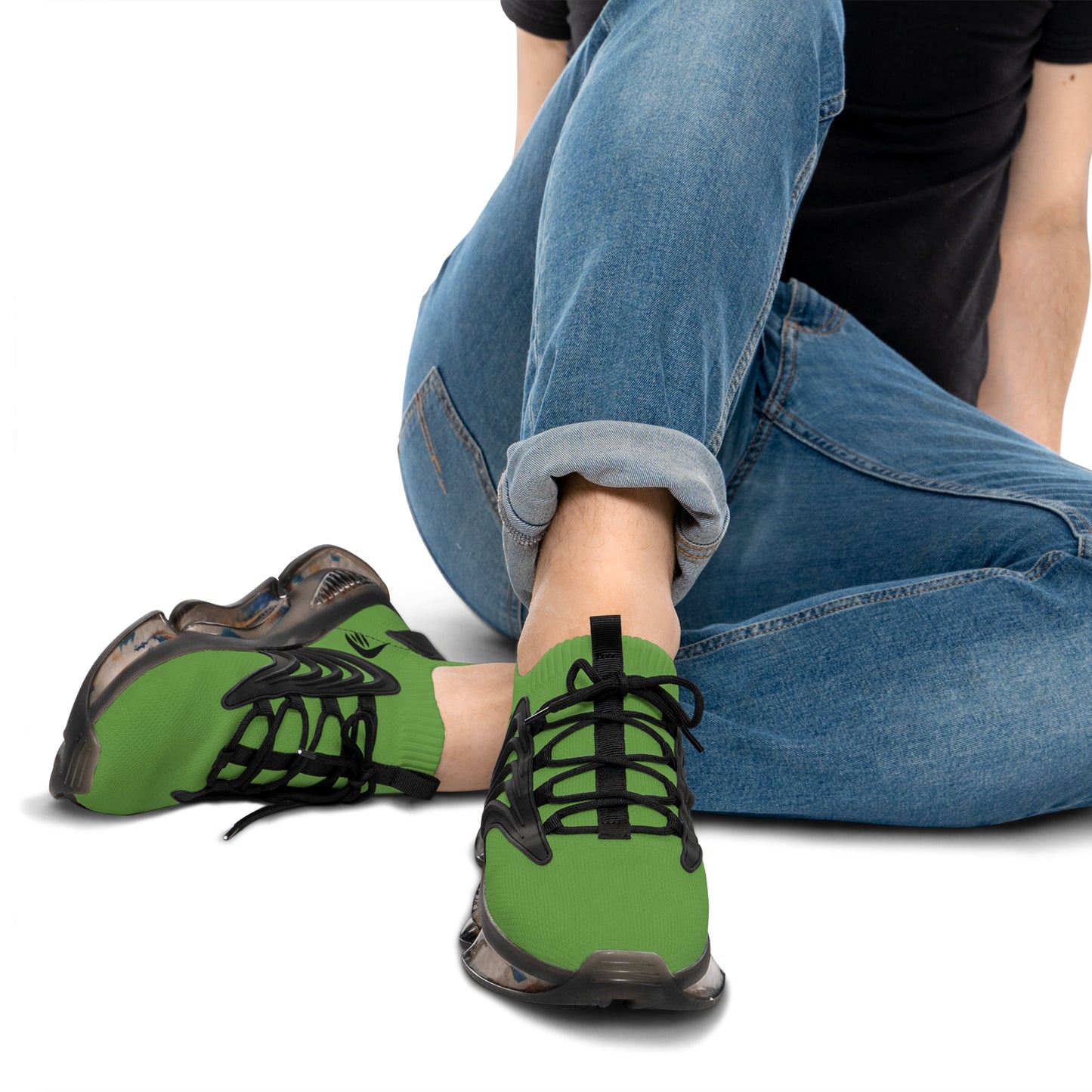 GREEN RAVAGE Men's Mesh Sneakers: Stylish Ultimate Comfort Athletic Shoes