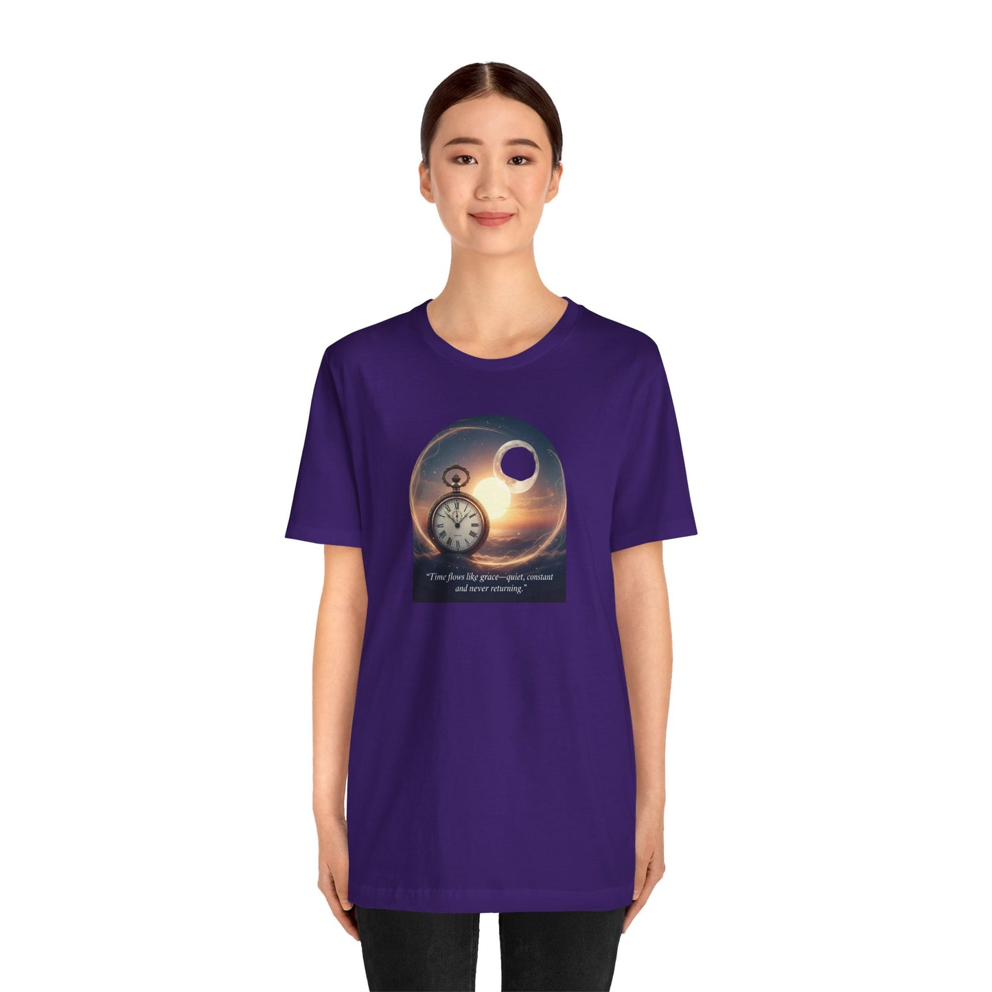Cosmic Time Tee, Unisex T-Shirt, Inspirational Quote Shirt, Gift for Dreamers, Galaxy Graphic Tee