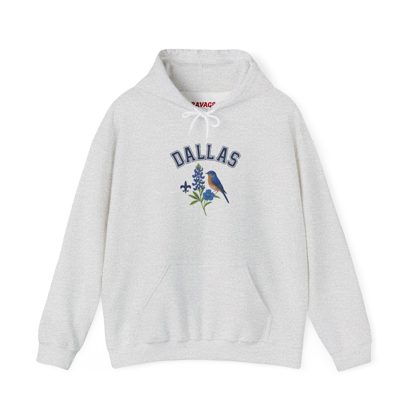 DALLAS Unisex Hoodie – Cozy Sweatshirt, Casual Travel Souvenir, Relaxed Streetwear Gift for Nature & City Lovers