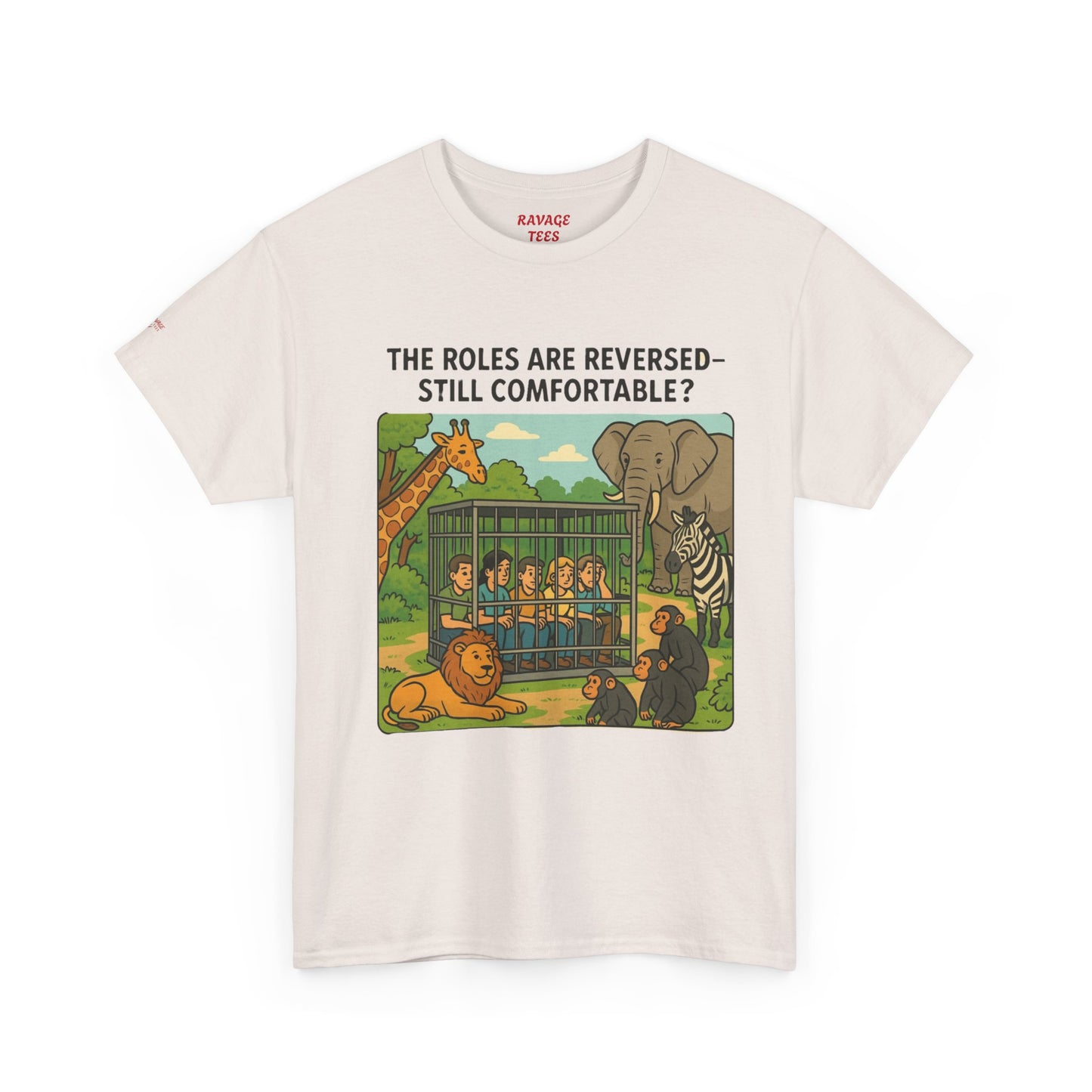 The Roles are Reversed- Are You Comfortable -Humorous Unisex Heavy Cotton Tee