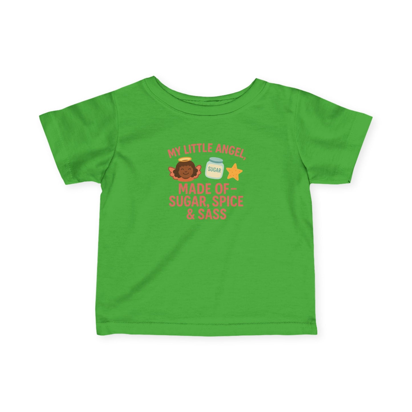 Cute Infant Tee: My Little Angel, Baby Clothing, Toddler Gift, Baby Shower Present, Kids Apparel, Sugar Spice & Sass