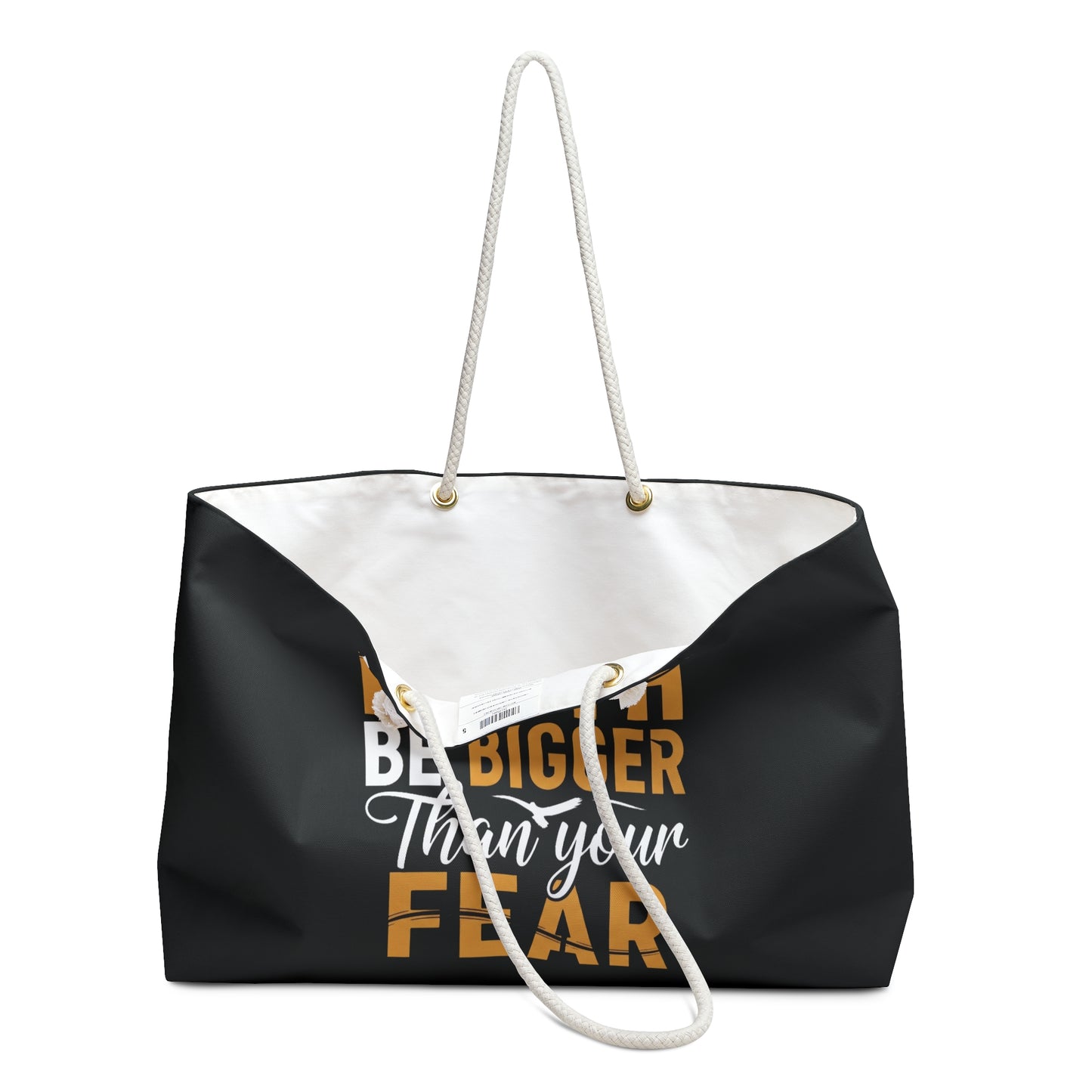 Faith-Inspired Weekender Bag | Large Tote for Travel, Gym, Beach, Faith Gifts, Spiritual Retreats