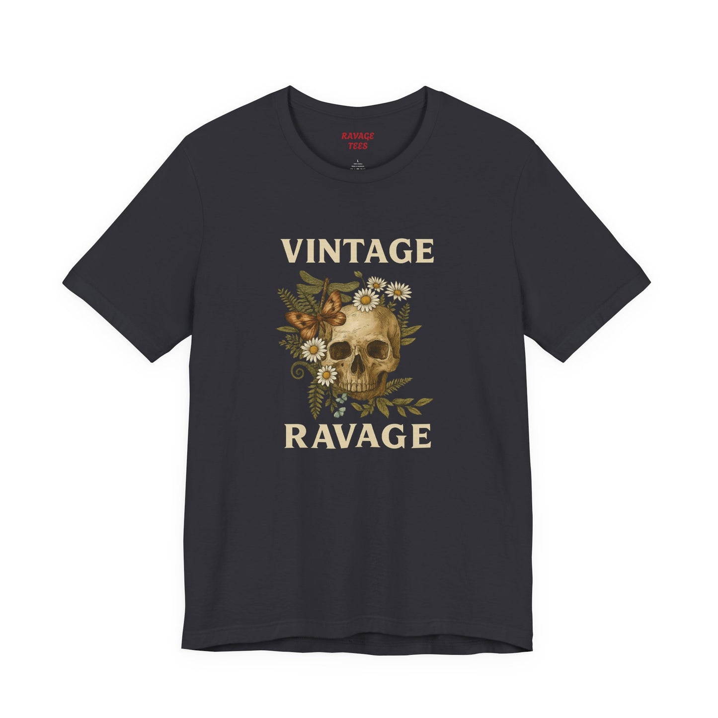 Vintage Skull Graphic Tee, Unisex Skull Shirt, Alternative Fashion, Edgy Vintage T-Shirt, Casual Streetwear Tee, Gift for Him/Her