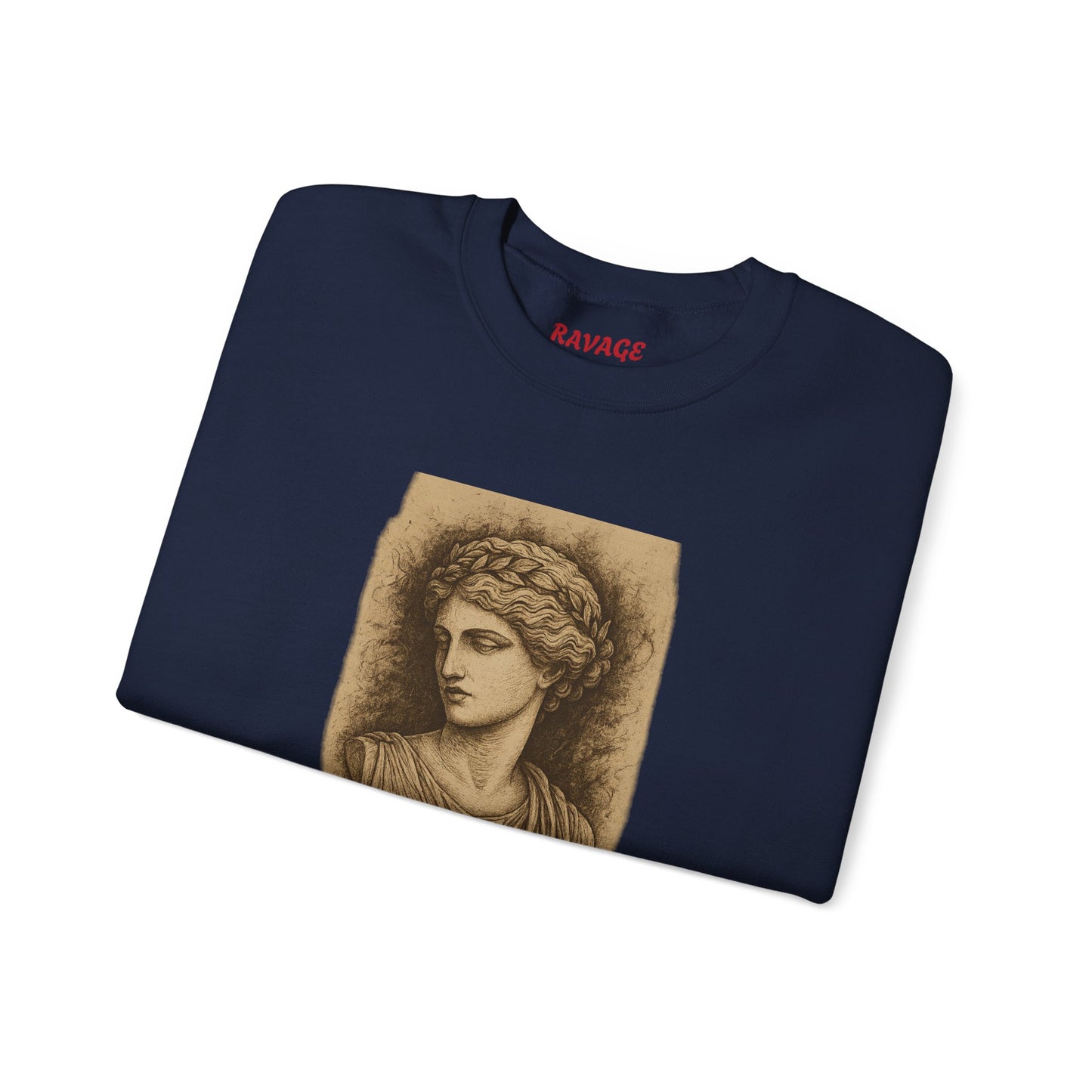 ELEGANCE CARVED IN CHAOS Unisex Crewneck Sweatshirt – Heavy Blend Pullover for Casual Wear | Cozy Streetwear Gift for Her, Feminist Fashion Statement