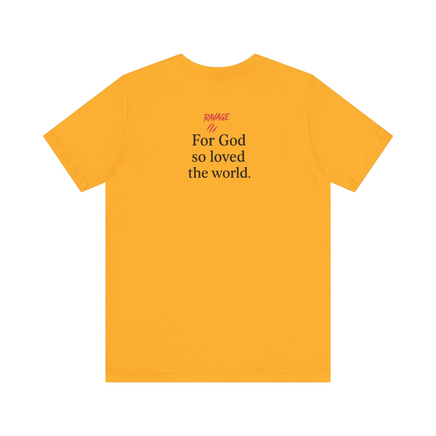 **JOHN 3:16 Faith-Inspired Unisex Tee – Christian Scripture T-Shirt, Religious Apparel, Inspirational Gift, Bible Verse Faith Shirt**