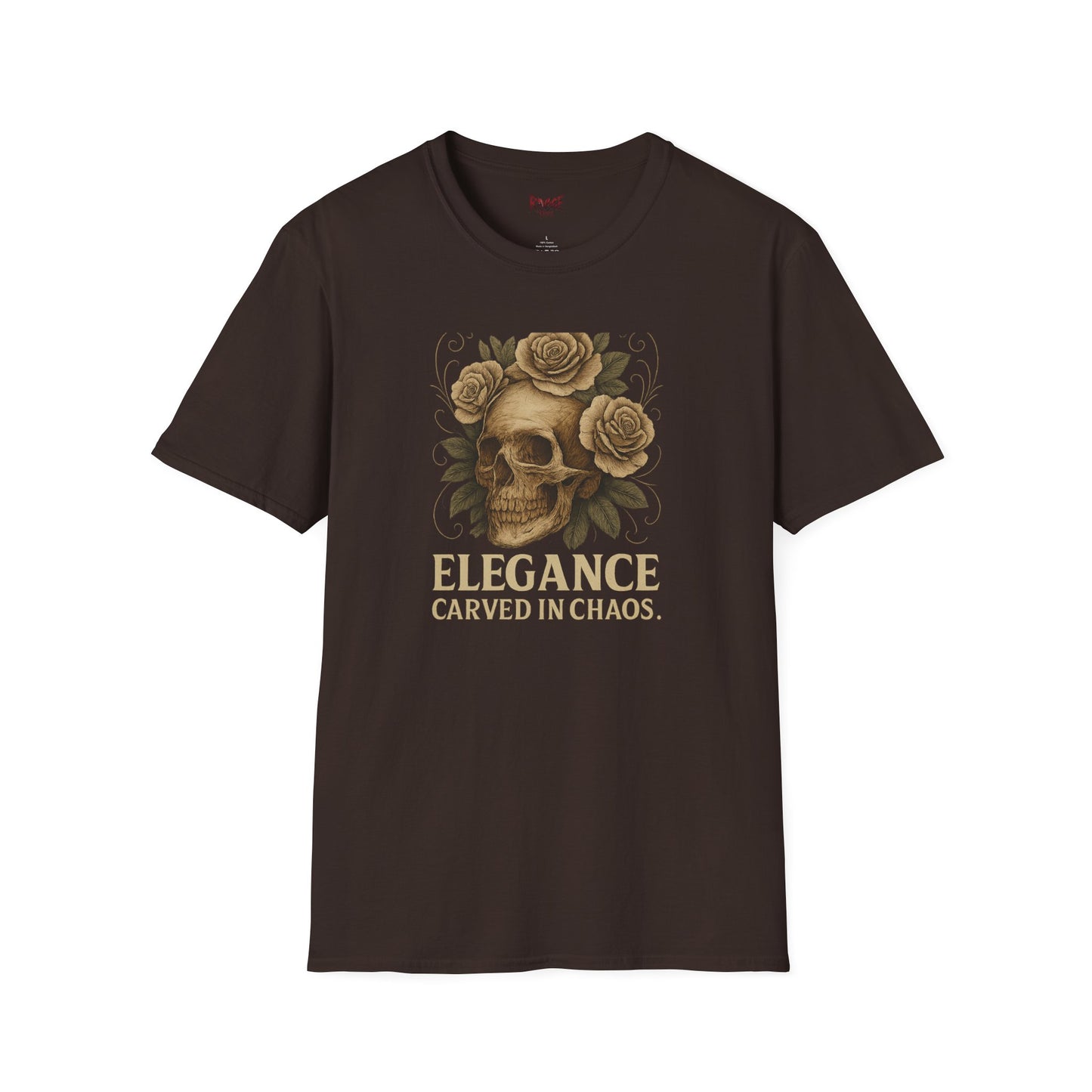 "Elegance Carved in Chaos" Graphic Unisex T-Shirt-Cozy Street Wear