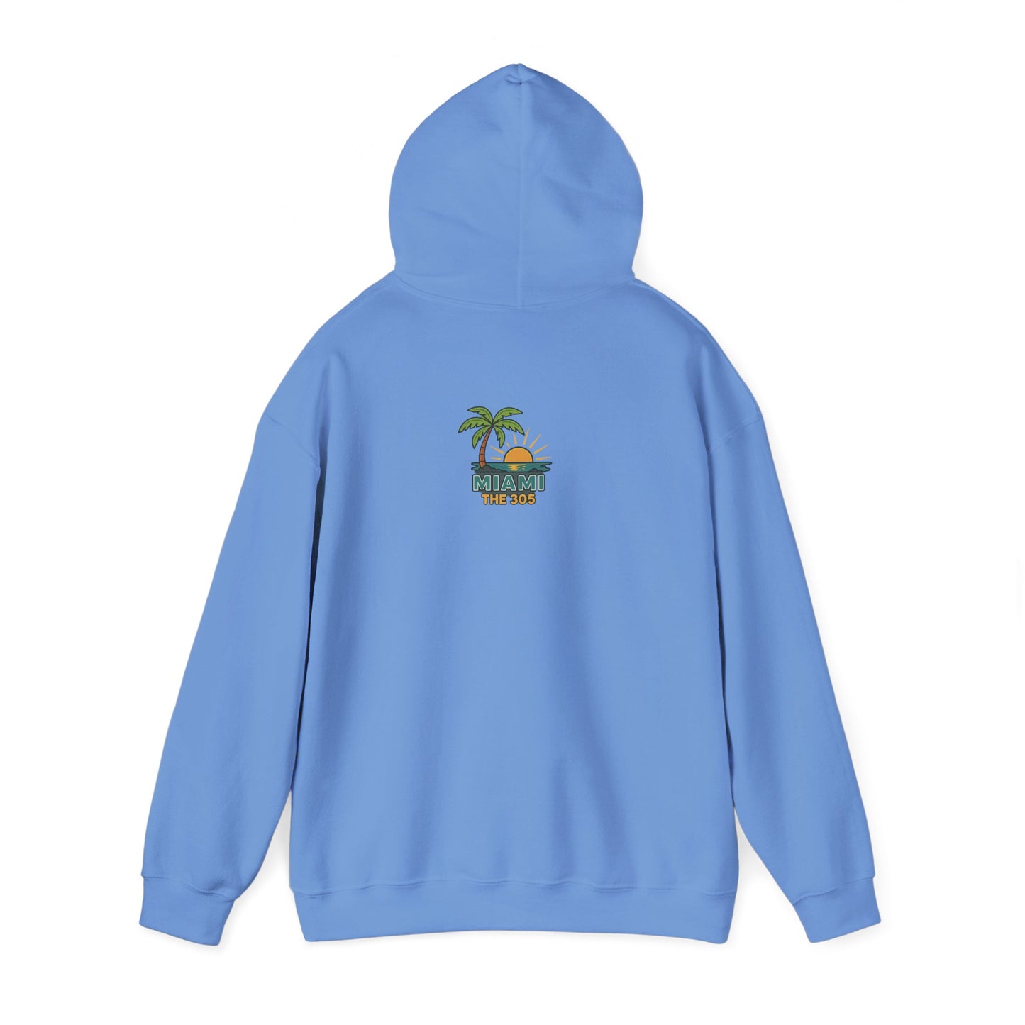 MIAMI THE 305 Unisex Hoodie – Cozy Sweatshirt, Casual Travel Souvenir, Relaxed Streetwear Gift for Nature & City Lovers