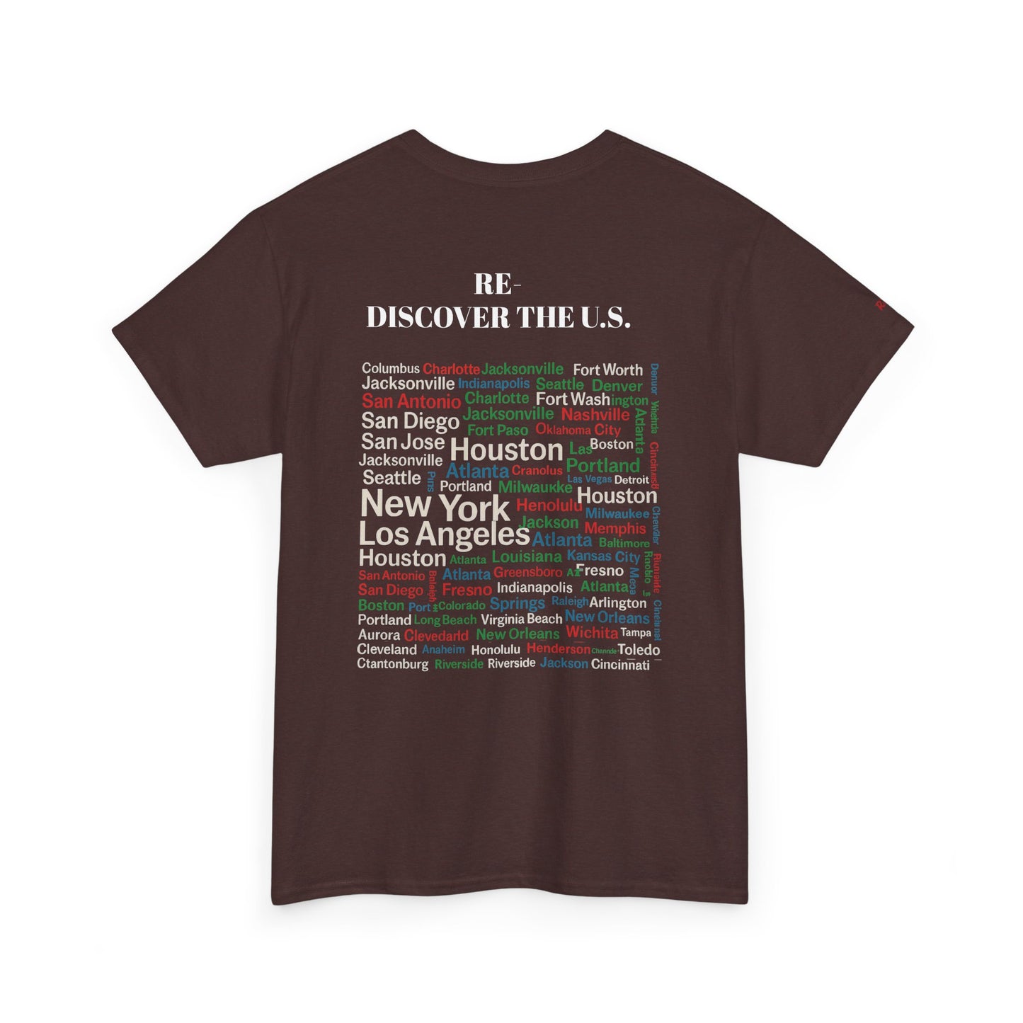 Re-Discover the U.S. Urban Cityscape Tee - Unisex Heavy Cotton Tee