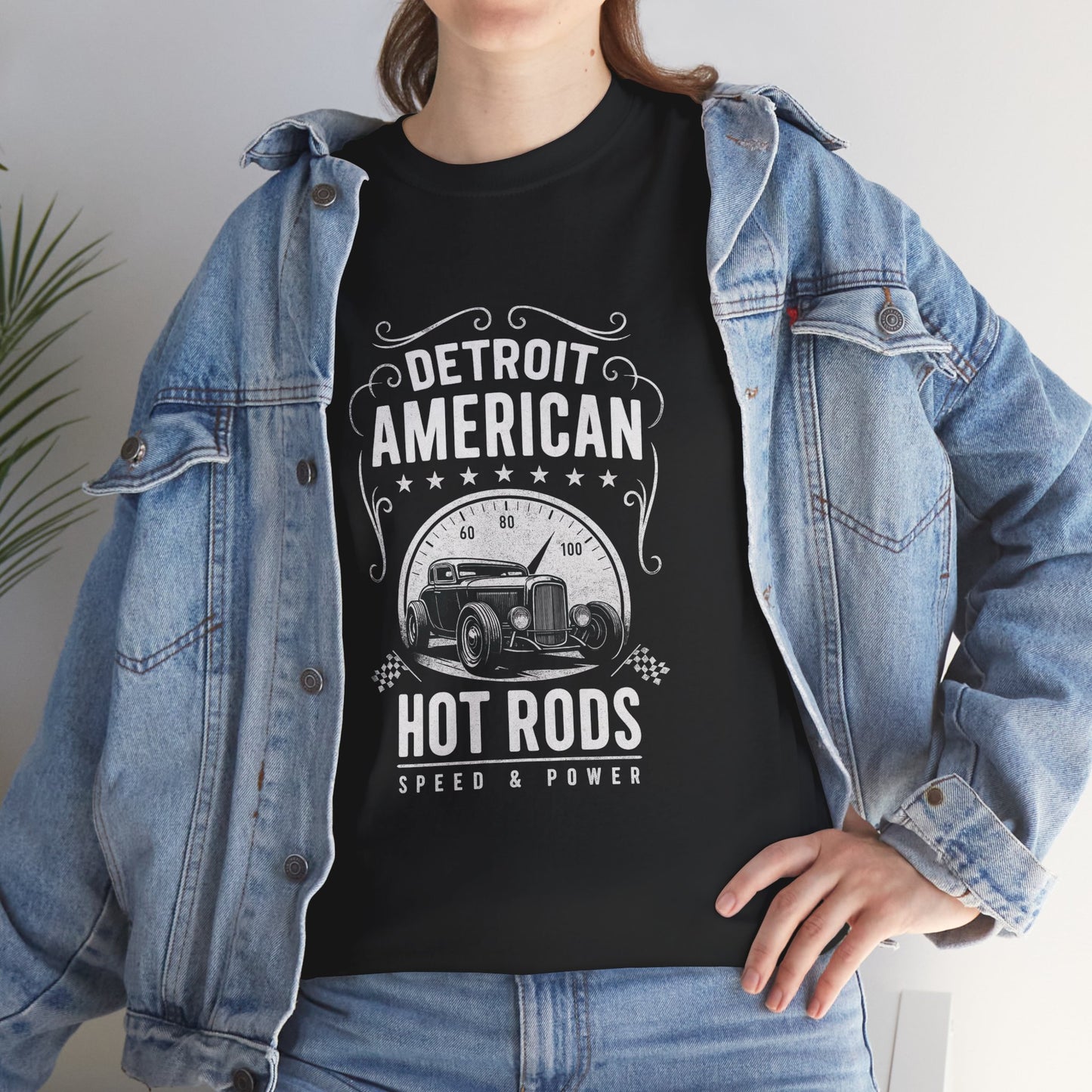 Vintage Hot Rod Unisex Heavy Cotton Tee, Classic Car Shirt