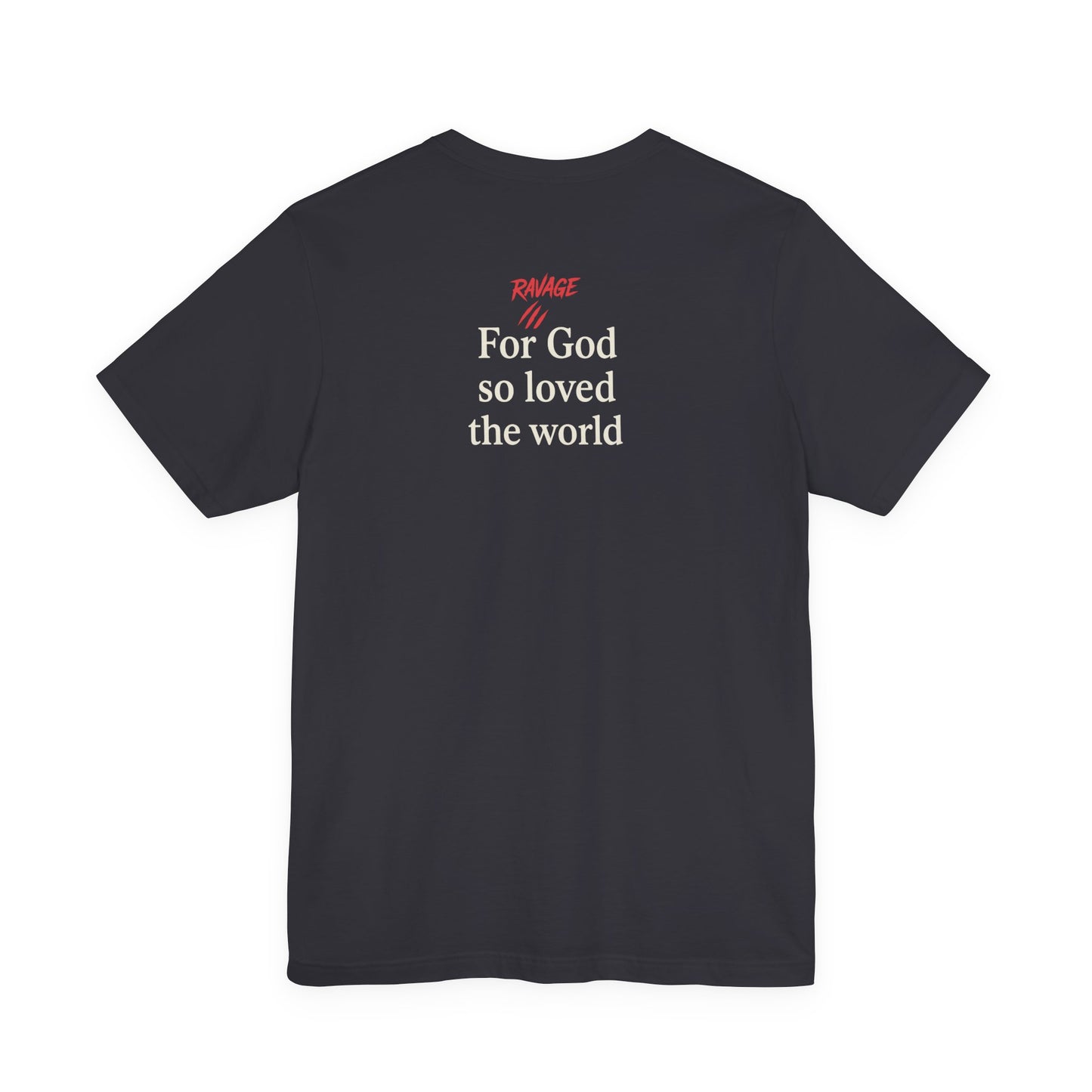 **JOHN 3:16 Faith-Inspired Unisex Tee – Christian Scripture T-Shirt, Religious Apparel, Inspirational Gift, Bible Verse Faith Shirt**