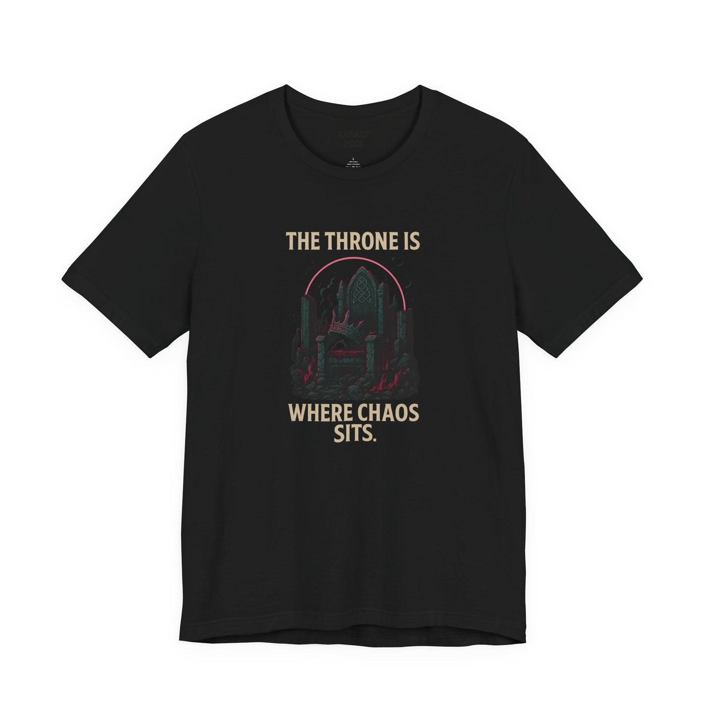 Chaos Throne Graphic Tee | Unisex T-Shirt | Funny Gamer Shirt | Trendy Casual Wear | Unique Gift Idea