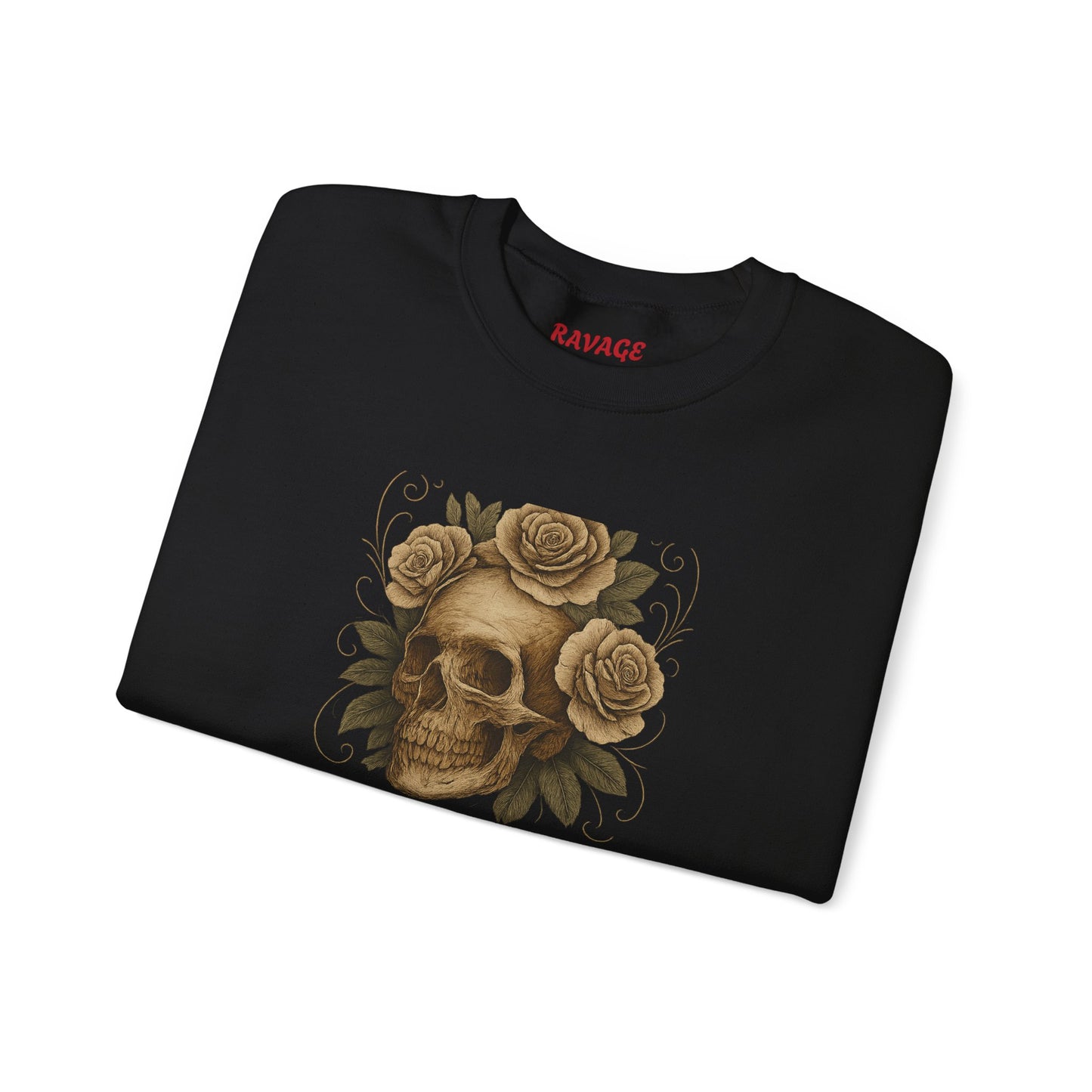 ELEGANCE CARVED IN CHAOS Unisex Crewneck Sweatshirt – Heavy Blend Pullover for Casual Wear | Cozy Streetwear Gift for Her, Feminist Fashion Statement