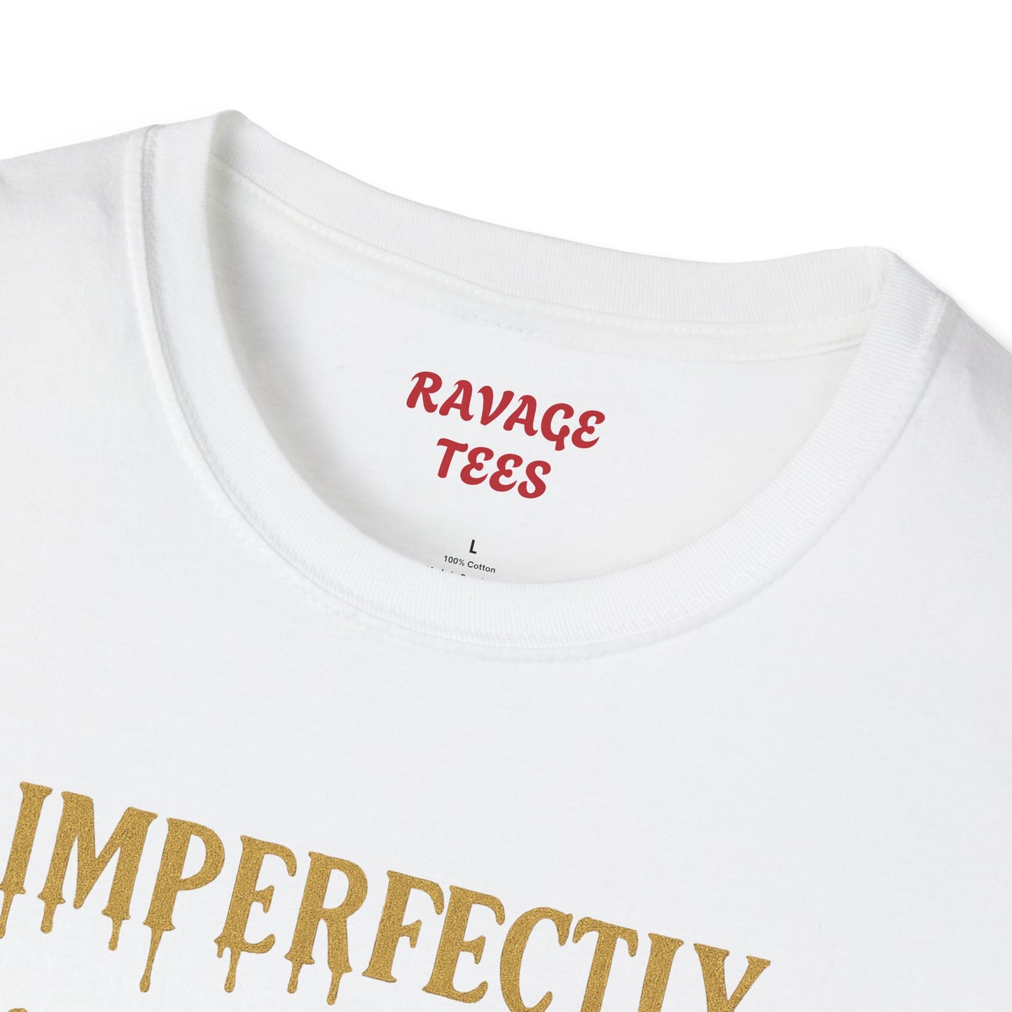 Imperfectly Perfect Unisex T-Shirt, Inspirational Tee, Gift for Her, Casual Wear, Butterfly Design, Everyday Comfort