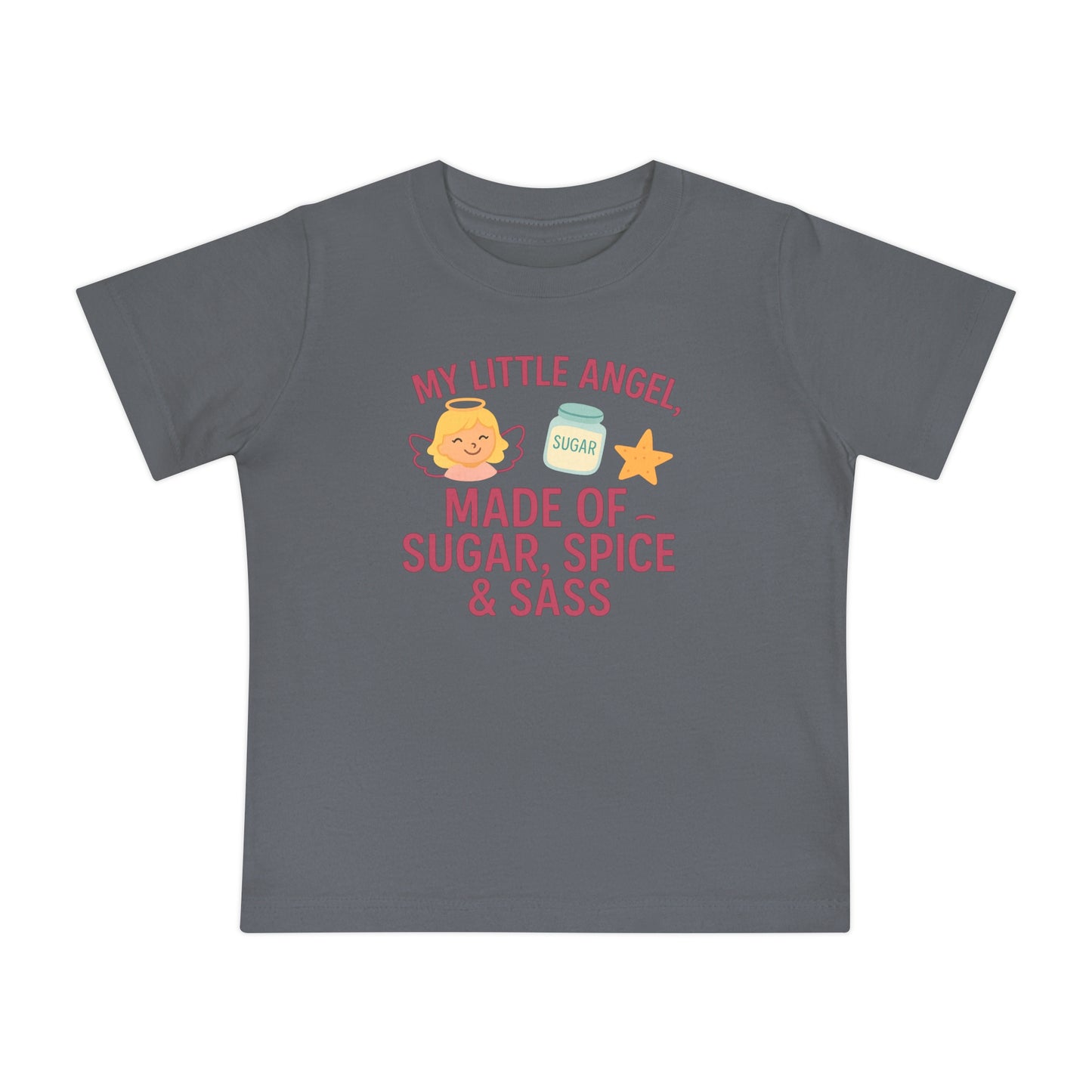 Sugar, Spice & Sass Baby T-Shirt, Cute Baby Shirt, Infant Tee, Baby Shower Gift, Toddler T-Shirt, Girl's Birthday Outfit