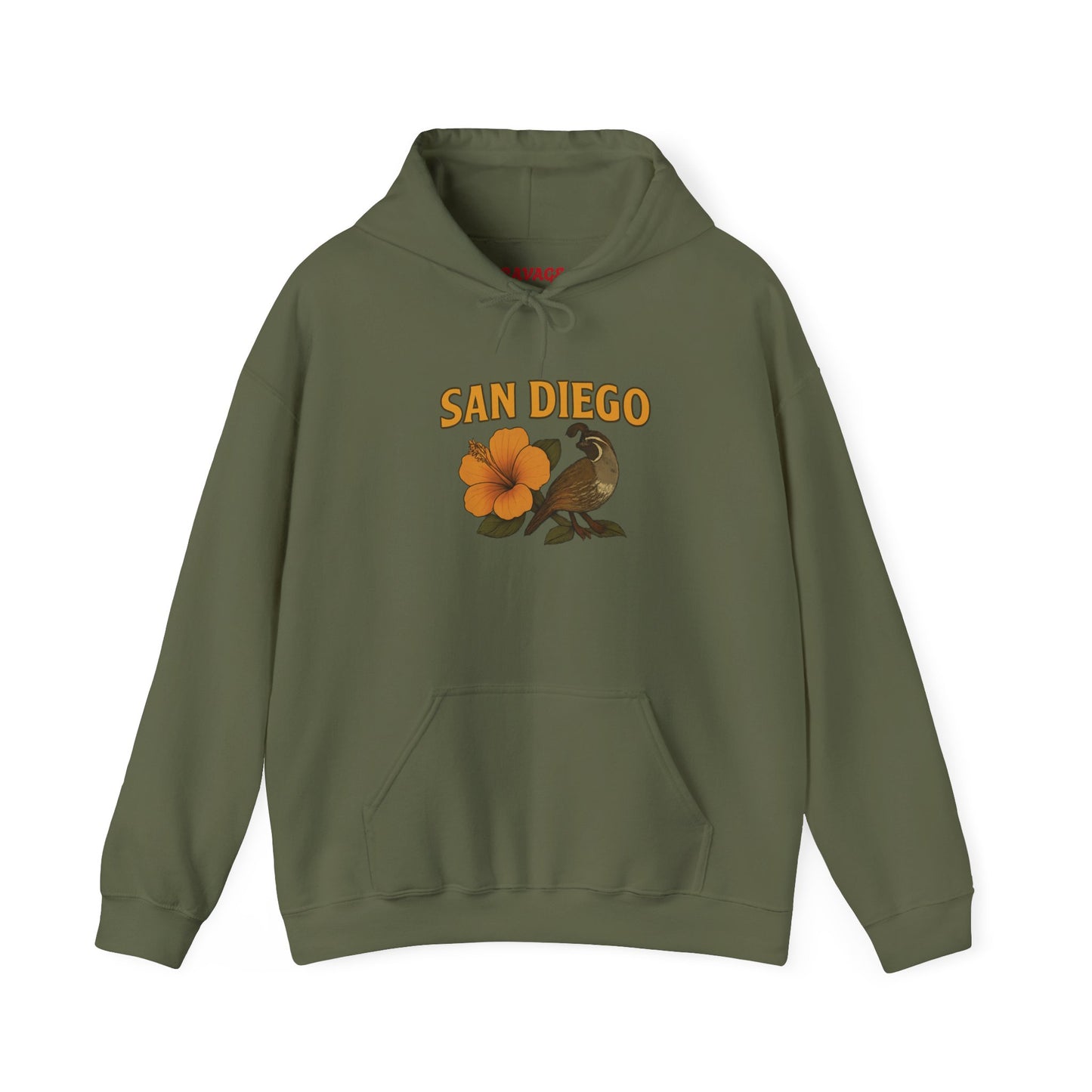 SAN DIEGO Unisex Hoodie – Cozy Sweatshirt, Casual Travel Souvenir, Relaxed Streetwear Gift for Nature & City Lovers
