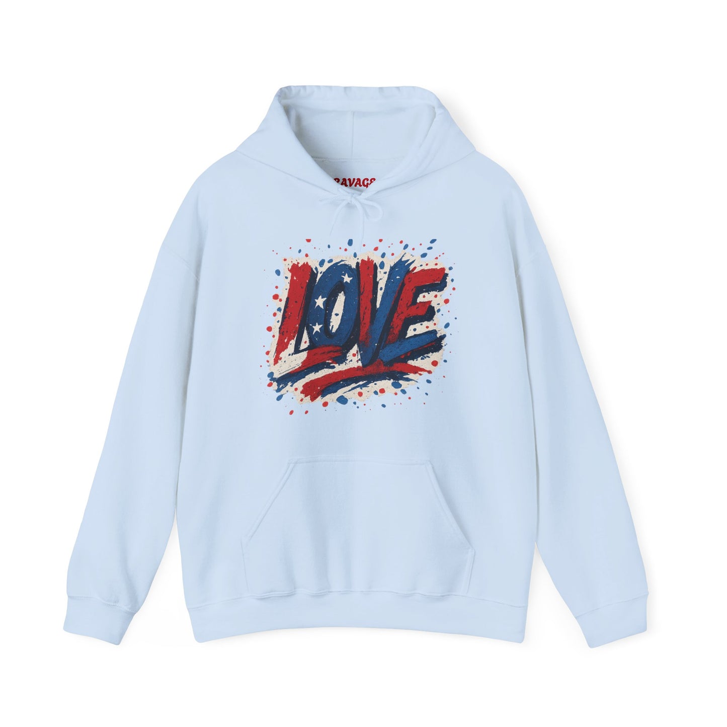 Unisex Hooded Sweatshirt with 'LOVE' Design - Cozy Gift for Friends, Valentine's Day, Casual Wear, Relaxation, Everyday Use