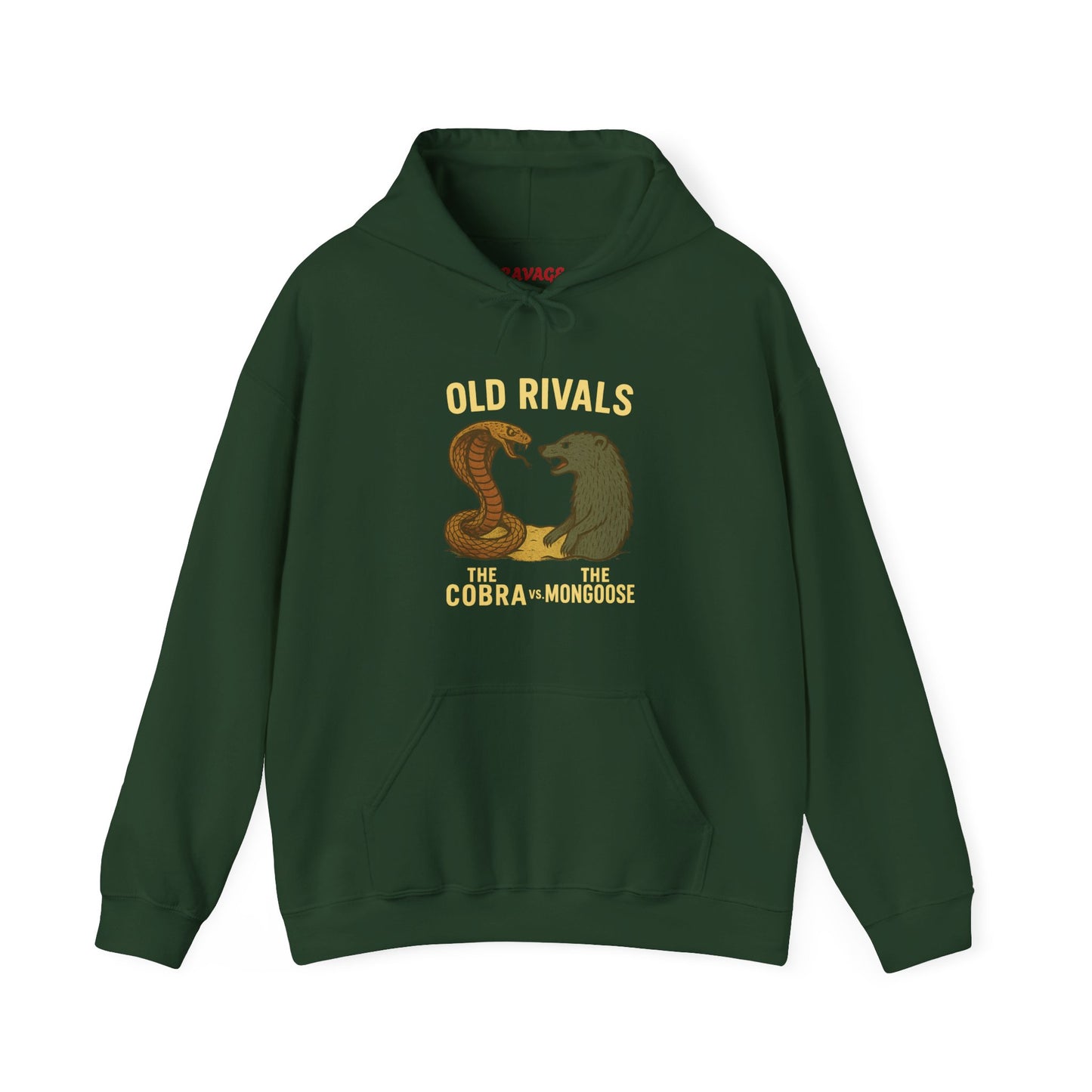 Old Rivals Graphic Hoodie, Unisex Heavy Blend™ Sweatshirt, Cozy Style, Best Gift for Friends, Casual Wear, Perfect for Fall and Winter