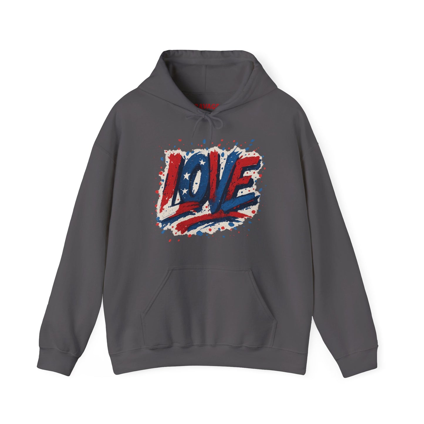 Unisex Hooded Sweatshirt with 'LOVE' Design - Cozy Gift for Friends, Valentine's Day, Casual Wear, Relaxation, Everyday Use