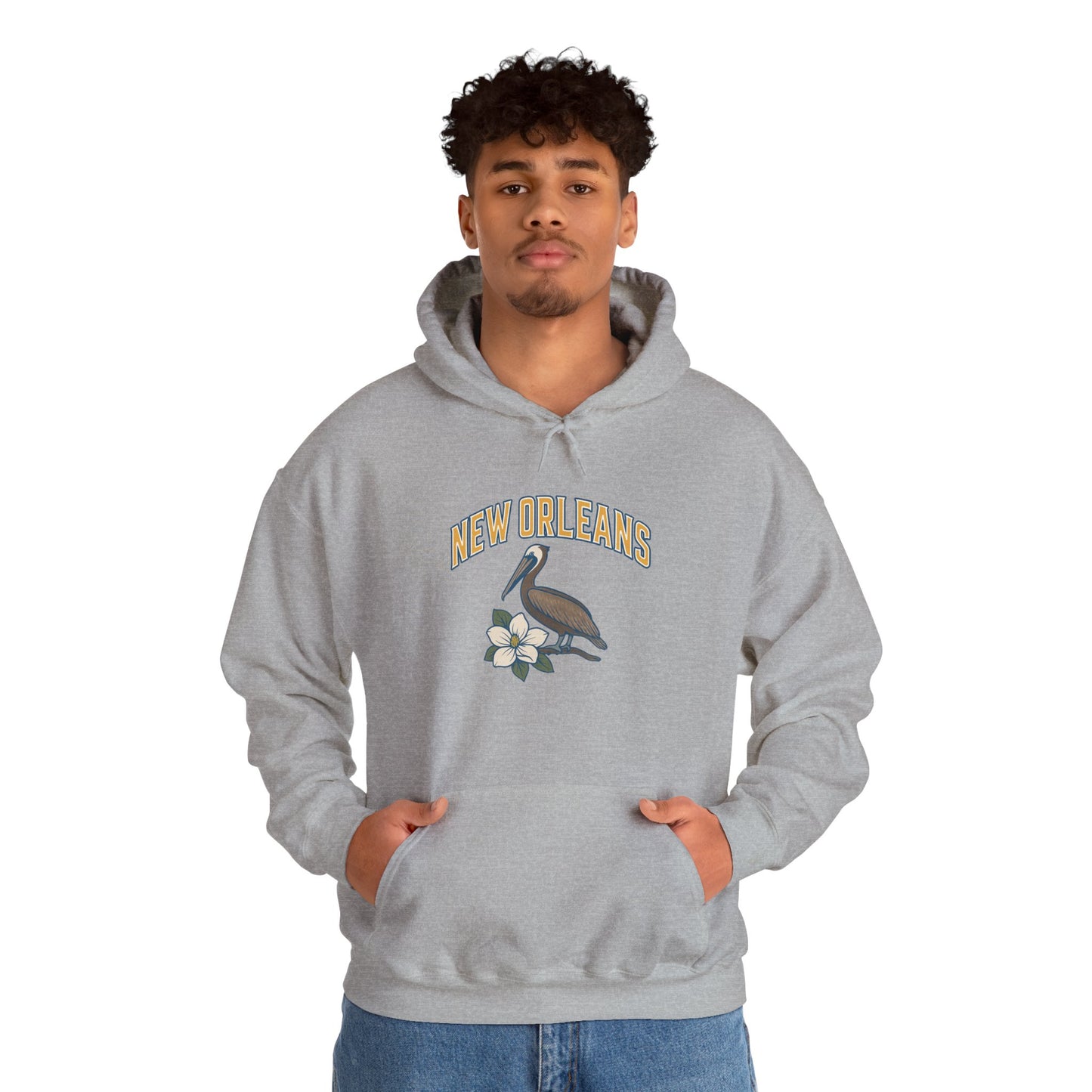 NEW ORLEANS -THE BIG EASY Unisex Hoodie – Cozy Sweatshirt, Casual Travel Souvenir, Relaxed Streetwear Gift for Nature & City Lovers