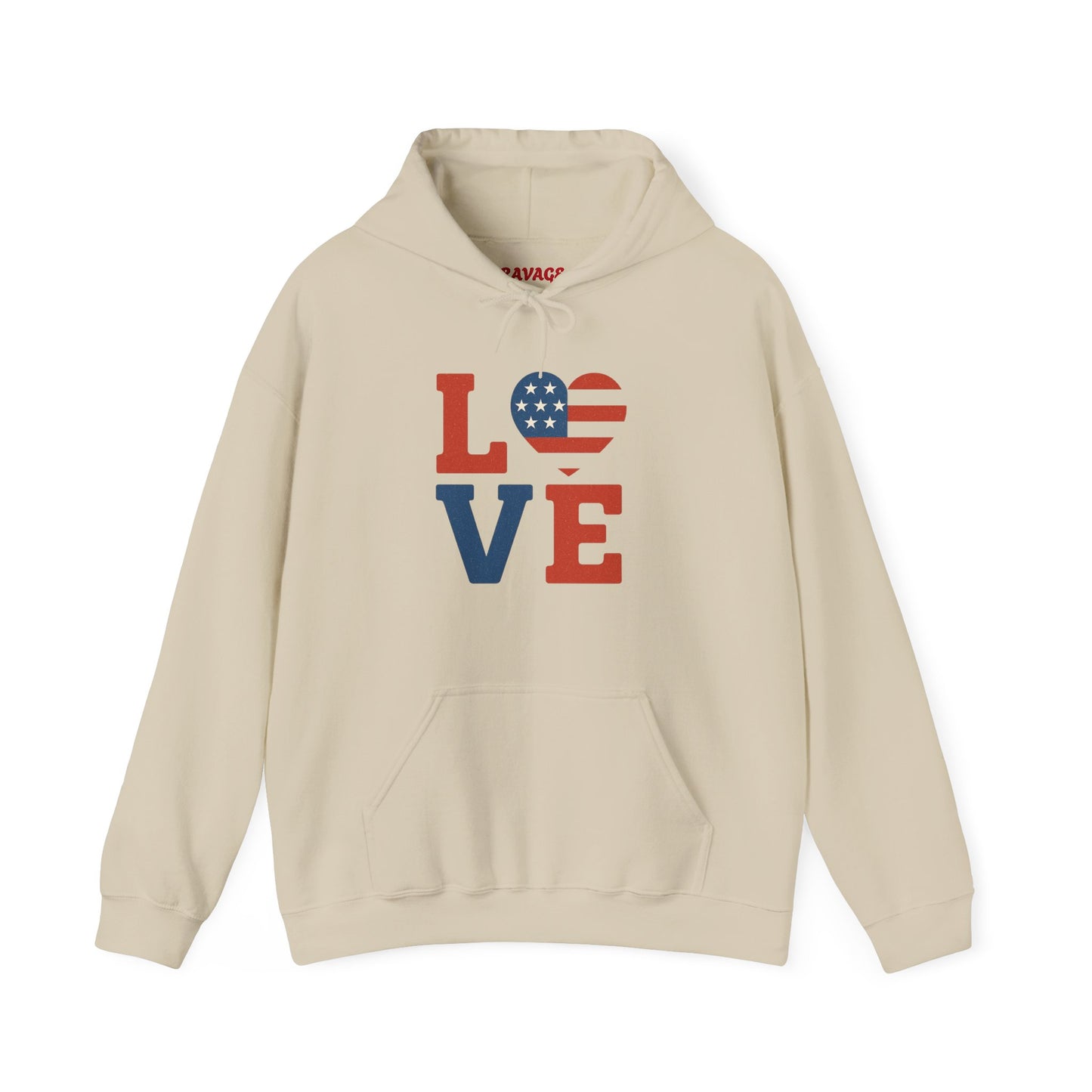 Unisex Hooded Sweatshirt with 'LOVE' Design - Cozy Gift for Friends, Valentine's Day, Casual Wear, Relaxation, Everyday Use
