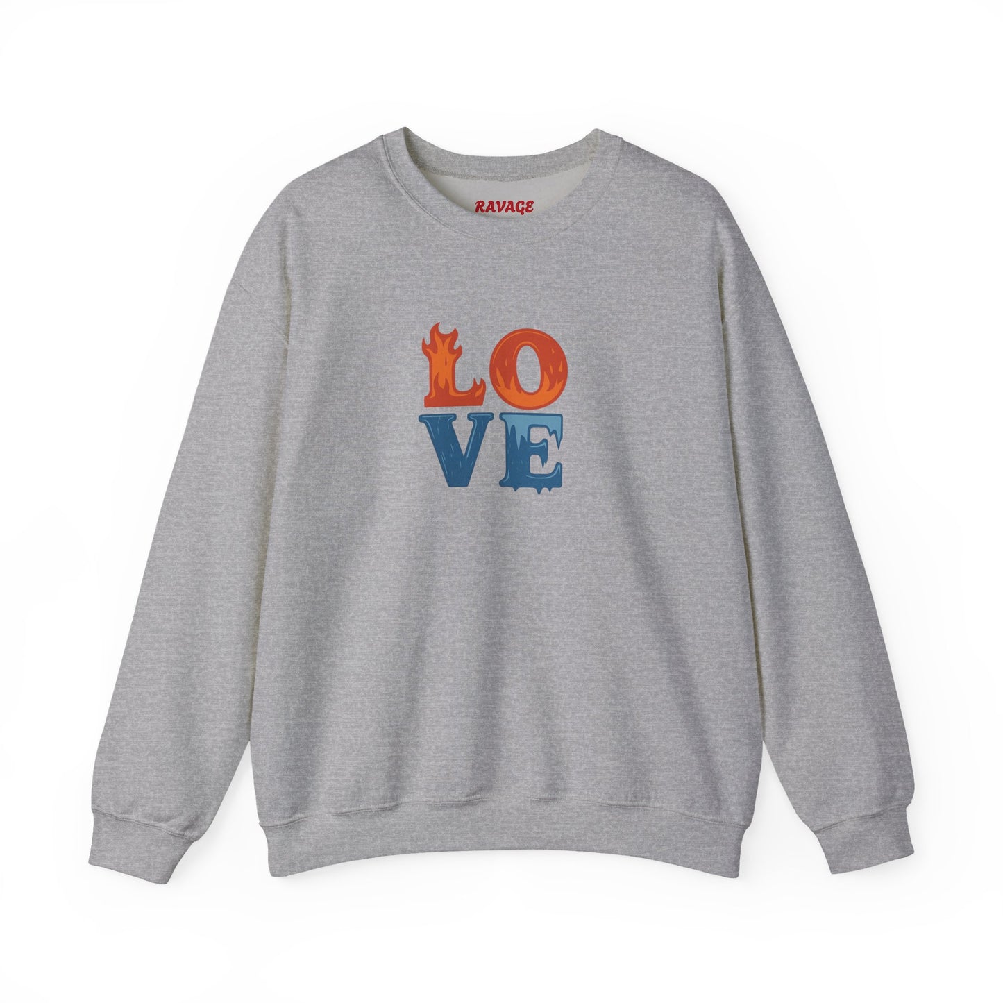 Patriotic Love Sweatshirt | Unisex Crewneck, Cozy Top for Celebrations, Gifts, Independence Day, Casual Style, Everyday Comfort