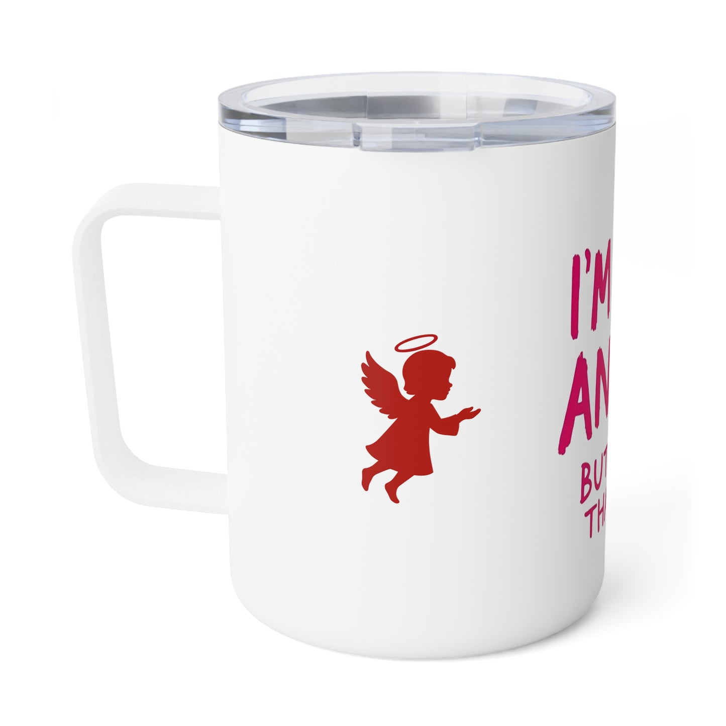 99% Angel Insulated Coffee Mug | 10oz Travel-Ready Drinkware