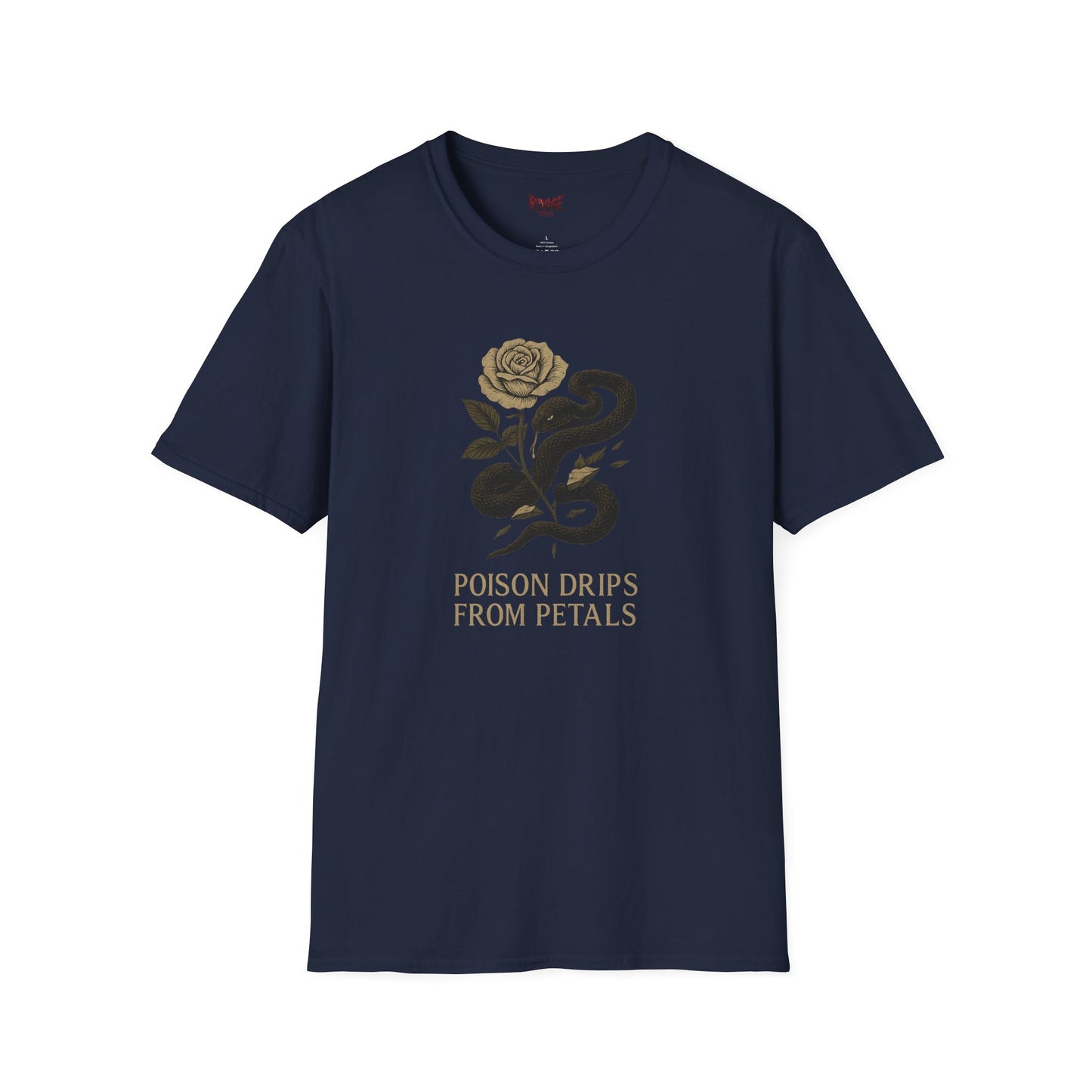 POISON DRIPS FROM PETALS Graphic T-Shirt – Unisex Tee | Eco-Friendly Nature Shirt for Summer Style, Casual Wear & Gifts for Nature Lovers