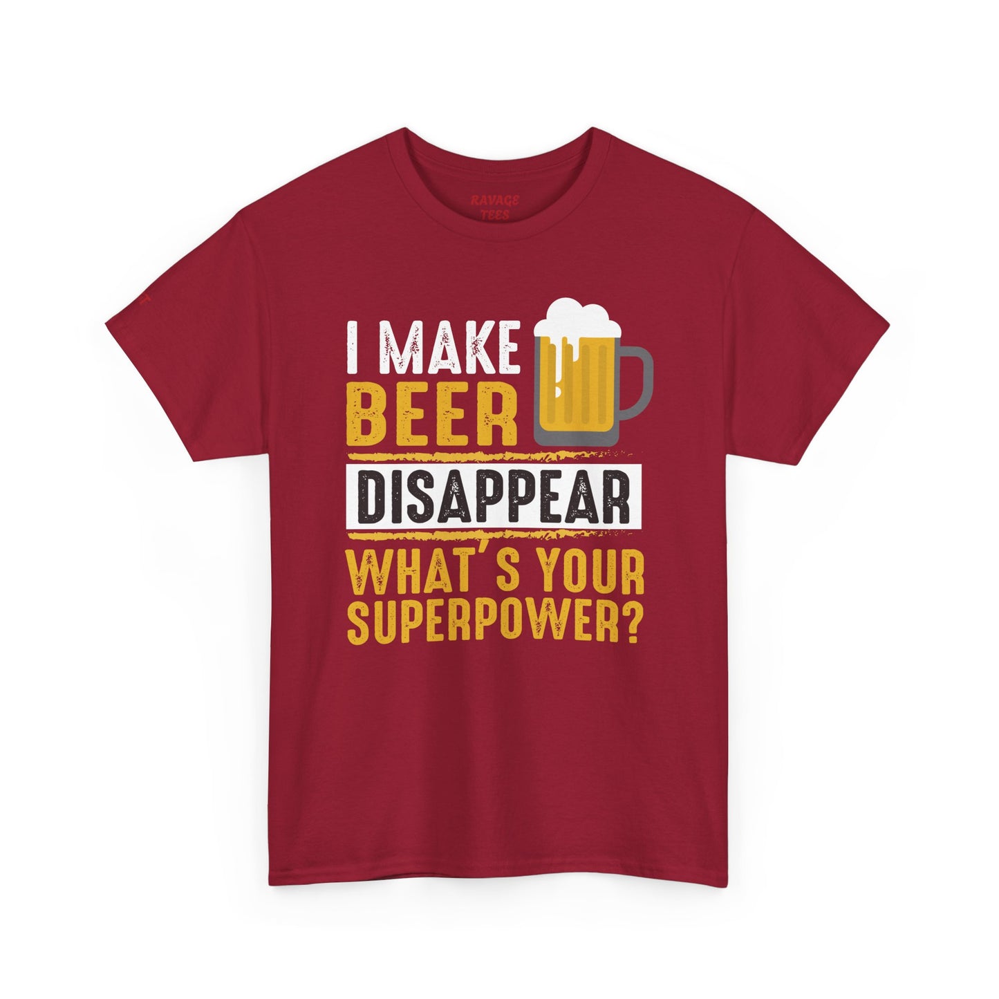 Unisex Beer Superpower Tee | Funny T-Shirt for Beer Lovers