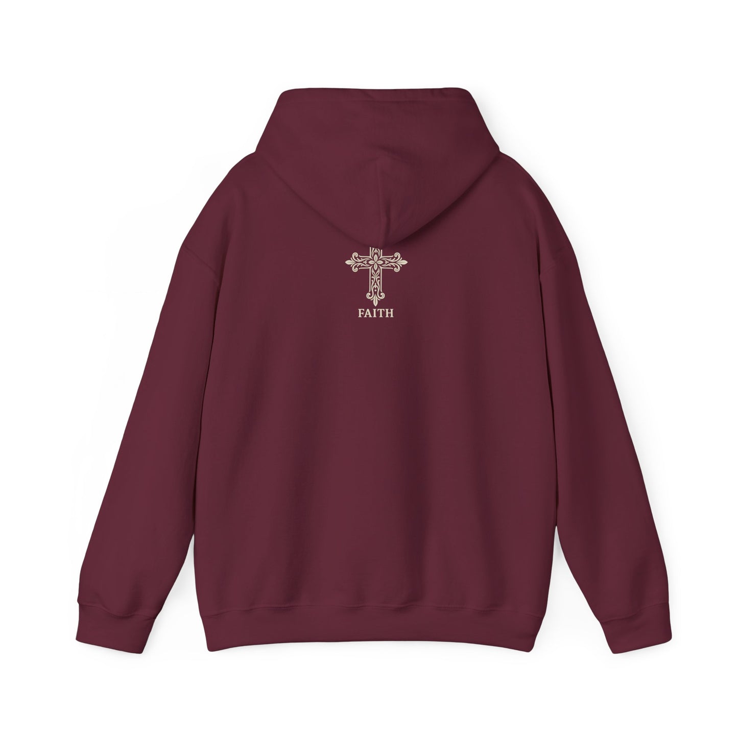 Faith-Inspired Hooded Sweatshirt, Cozy Christian Apparel, Gift for Believers, Inspirational Hoodie, Church Outing Wear