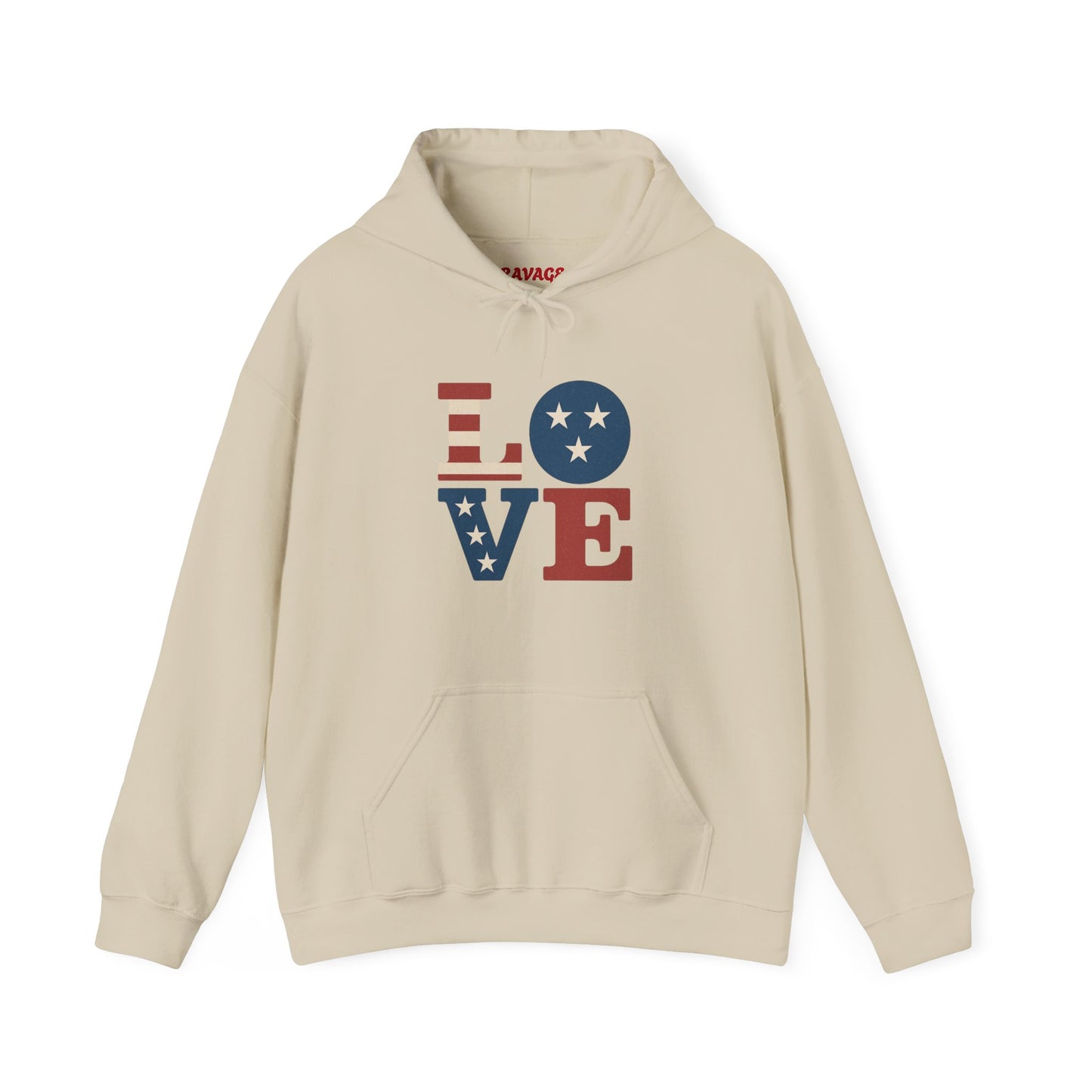 Unisex Hooded Sweatshirt with 'LOVE' Design - Cozy Gift for Friends, Valentine's Day, Casual Wear, Relaxation, Everyday Use