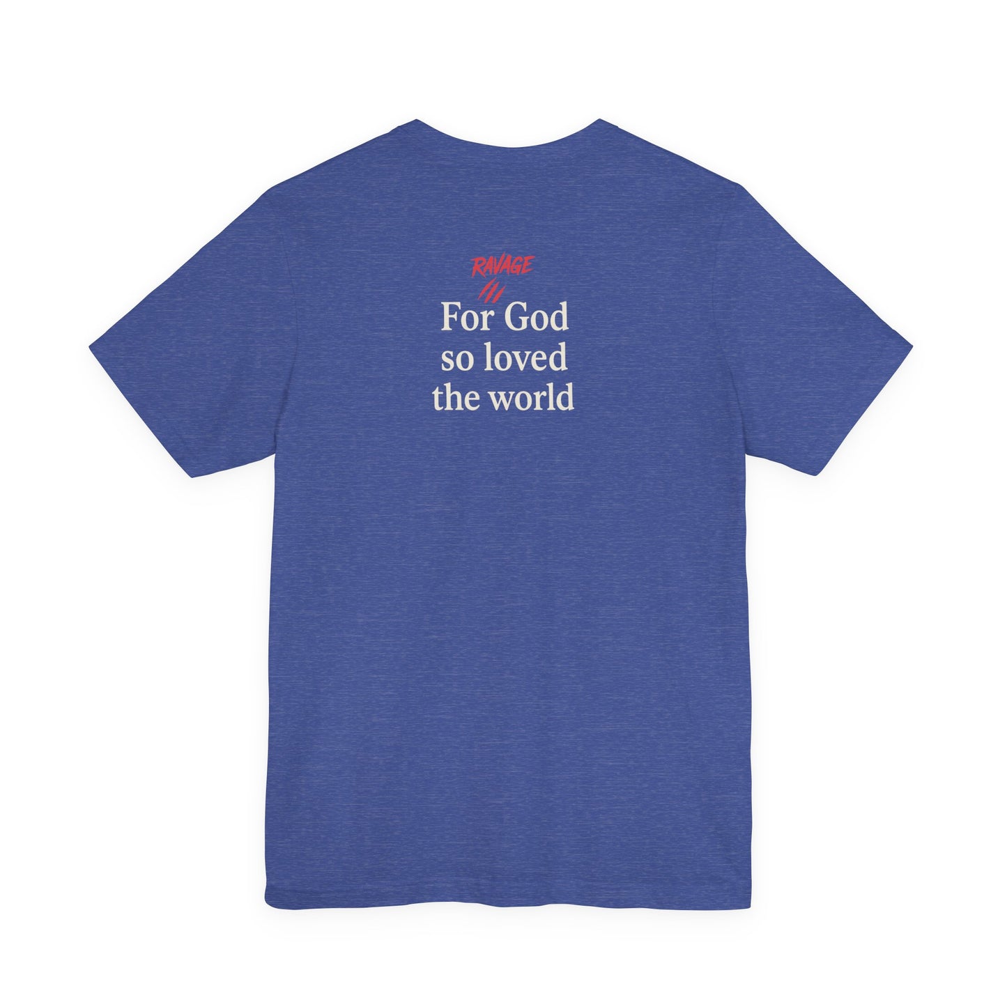 **JOHN 3:16 Faith-Inspired Unisex Tee – Christian Scripture T-Shirt, Religious Apparel, Inspirational Gift, Bible Verse Faith Shirt**