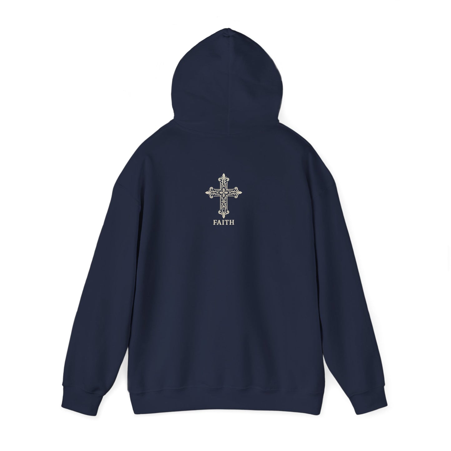 Faith-Inspired Hooded Sweatshirt, Cozy Christian Apparel, Gift for Believers, Inspirational Hoodie, Church Outing Wear