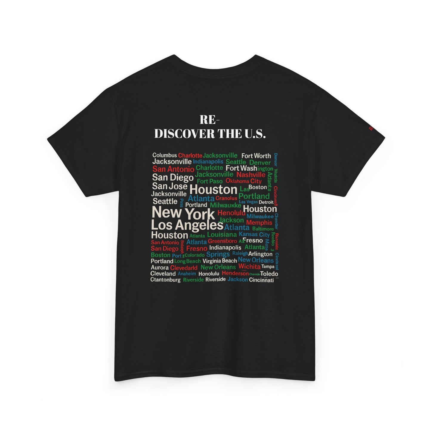 Re-Discover the U.S. Urban Cityscape Tee - Unisex Heavy Cotton Tee