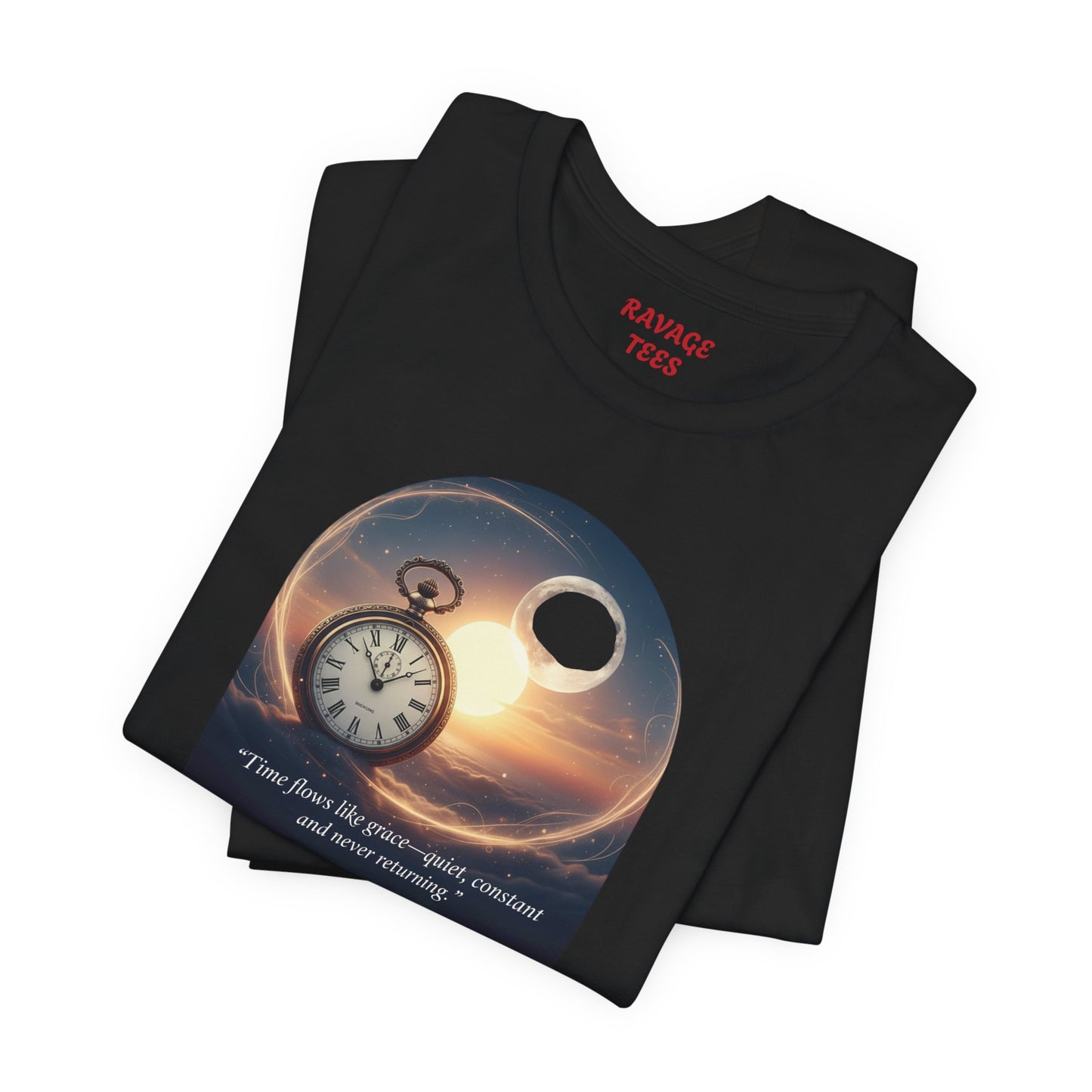 Cosmic Time Tee, Unisex T-Shirt, Inspirational Quote Shirt, Gift for Dreamers, Galaxy Graphic Tee