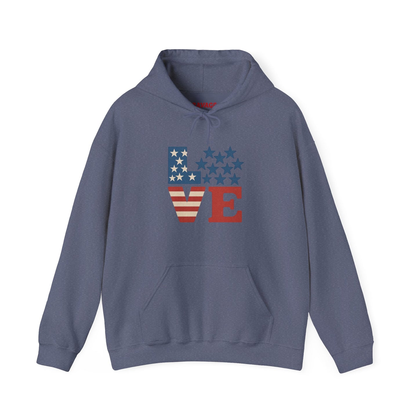 Unisex Hooded Sweatshirt with 'LOVE' Design - Cozy Gift for Friends, Valentine's Day, Casual Wear, Relaxation, Everyday Use