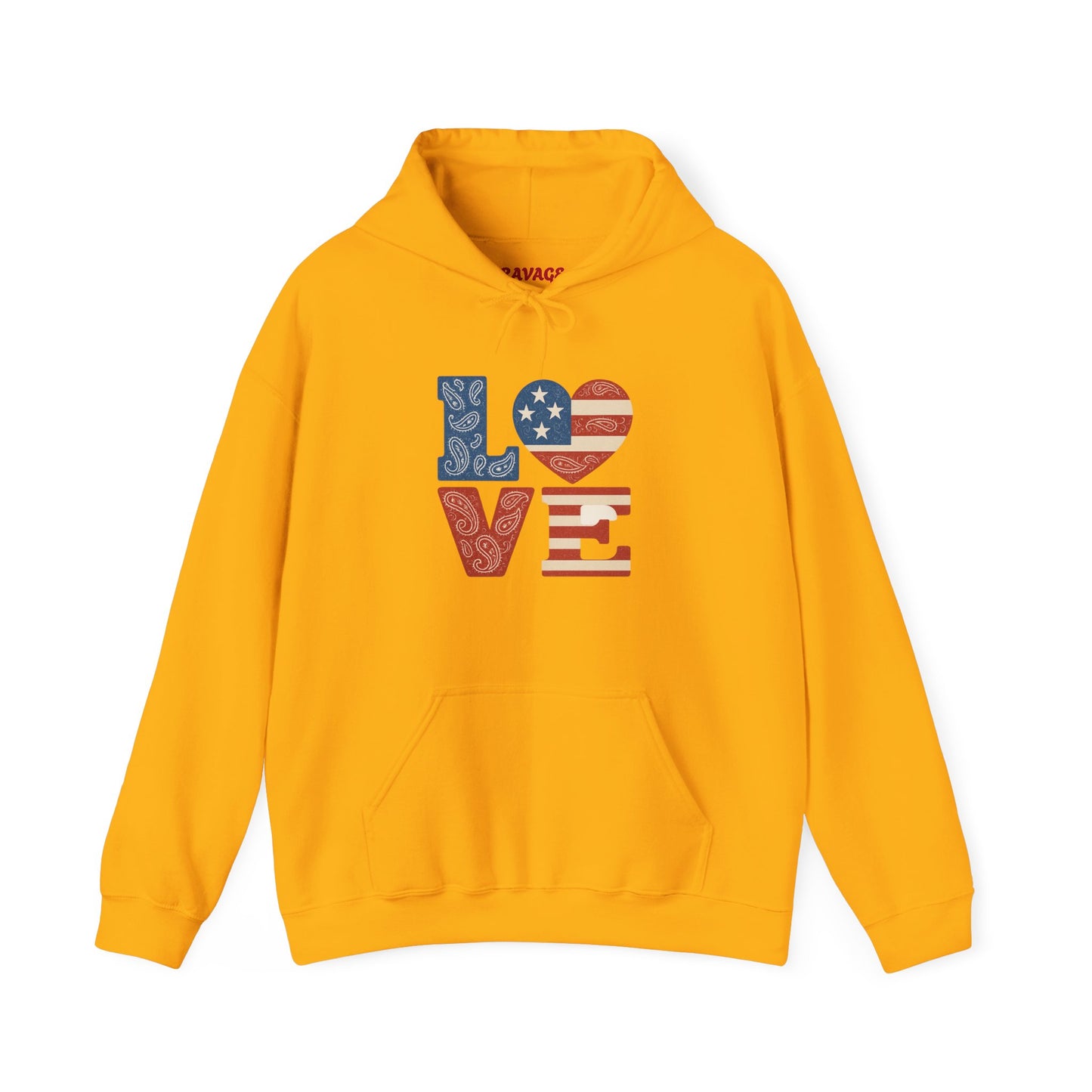 Unisex Hooded Sweatshirt with 'LOVE' Design - Cozy Gift for Friends, Valentine's Day, Casual Wear, Relaxation, Everyday Use